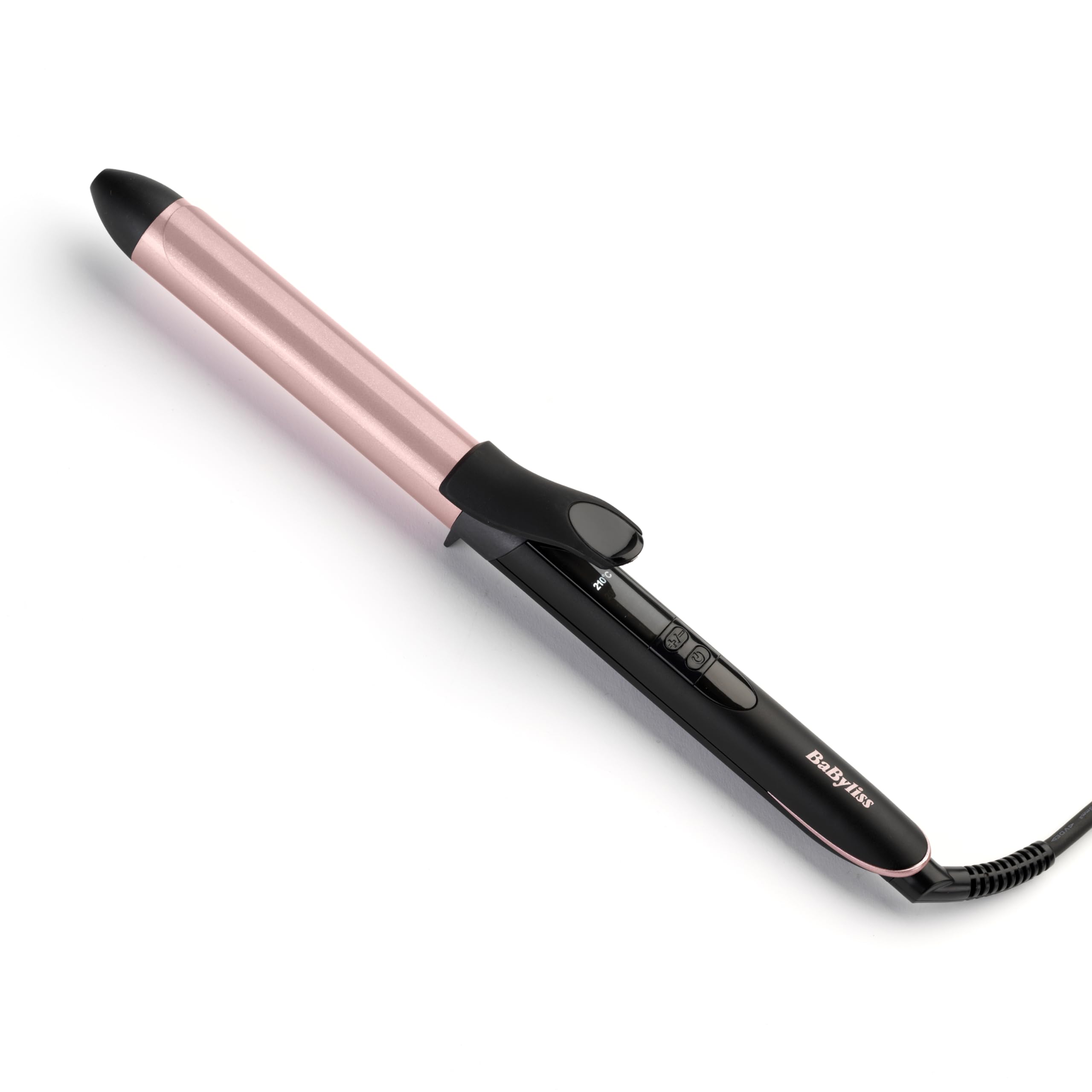 BaByliss Rose-Quartz 25mm Lockenstab - Lockenstab für natürliche Wellen und