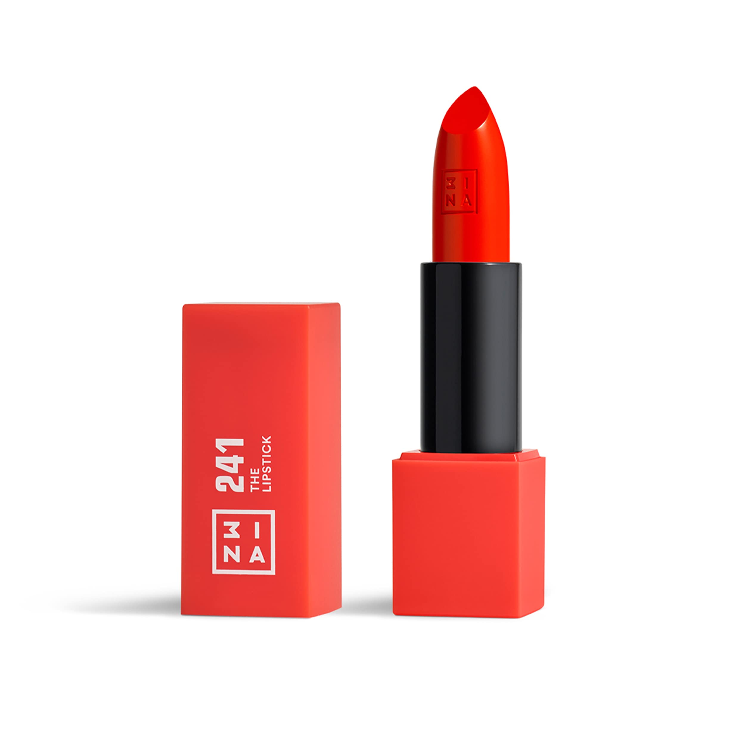 3INA MAKEUP The Lipstick 241 - Intense Red Matte Creamy Lip Colour with Vitamin E & Shea Butter