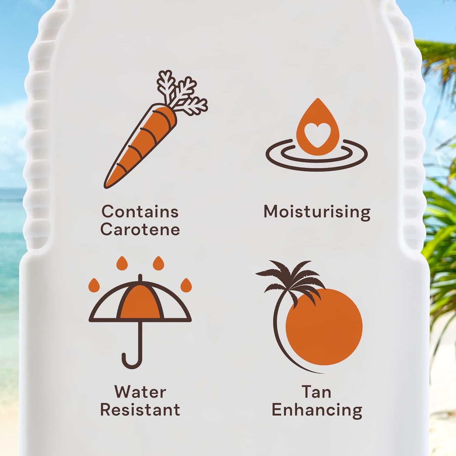 Malibu Sun Bronzing Fast Tanning Oil with Beta Carotene, Water Resistant, 200ml 3