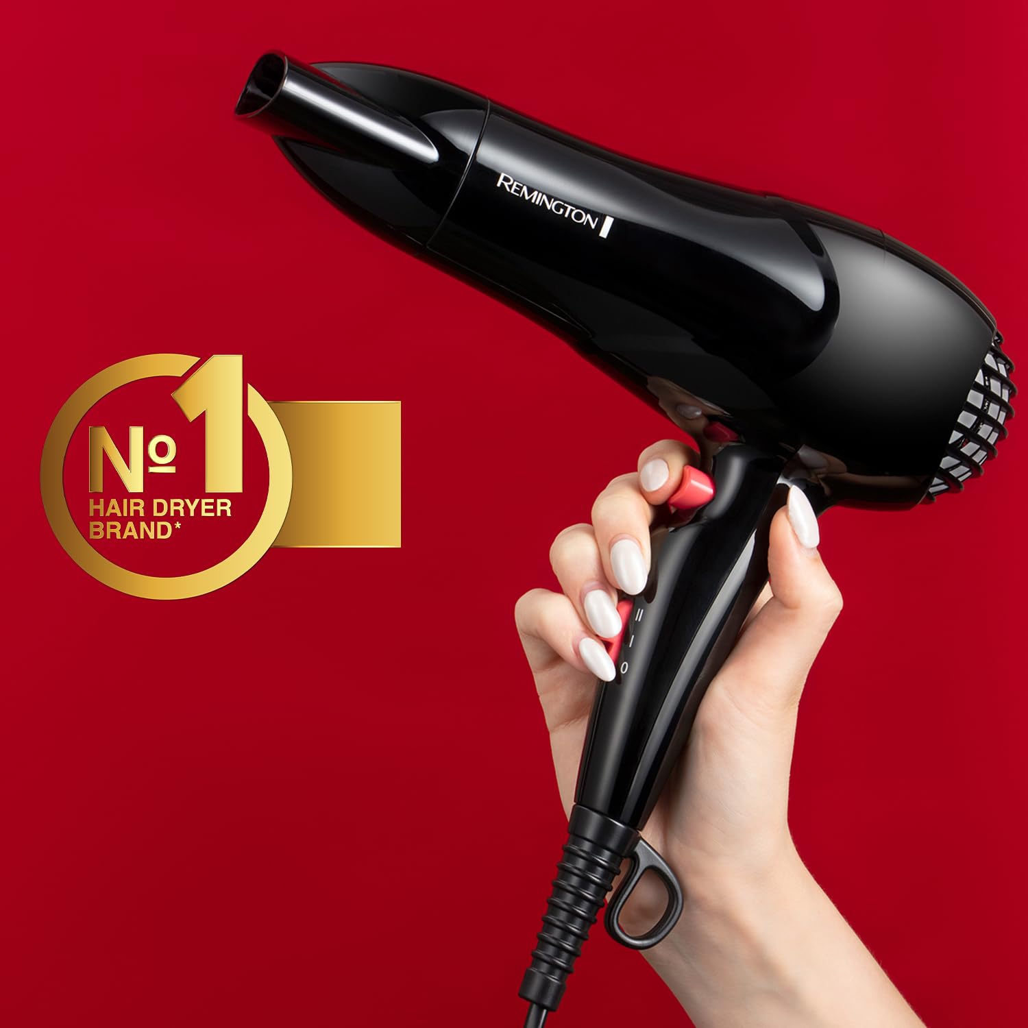 Remington Fast Dry Hair Dryer with 1900W Power, Ionic & Ceramic Features