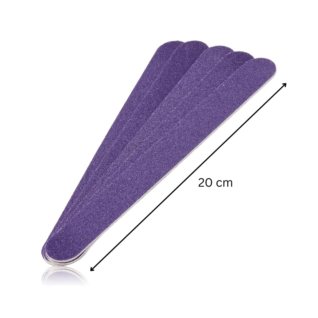 Manicare Pack of 5 Long Lasting Emery Boards - Dual Sided Nail Files 4