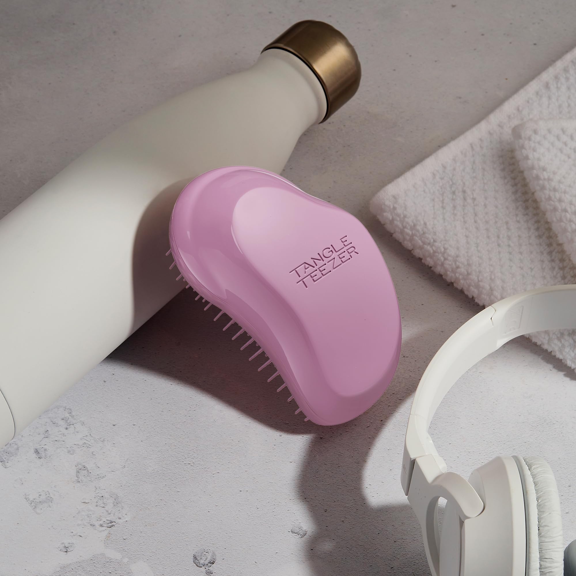 Tangle Teezer Fine & Fragile Hairbrush for Quick Detangling Wet & Dry Hair - Dark Mauve 5