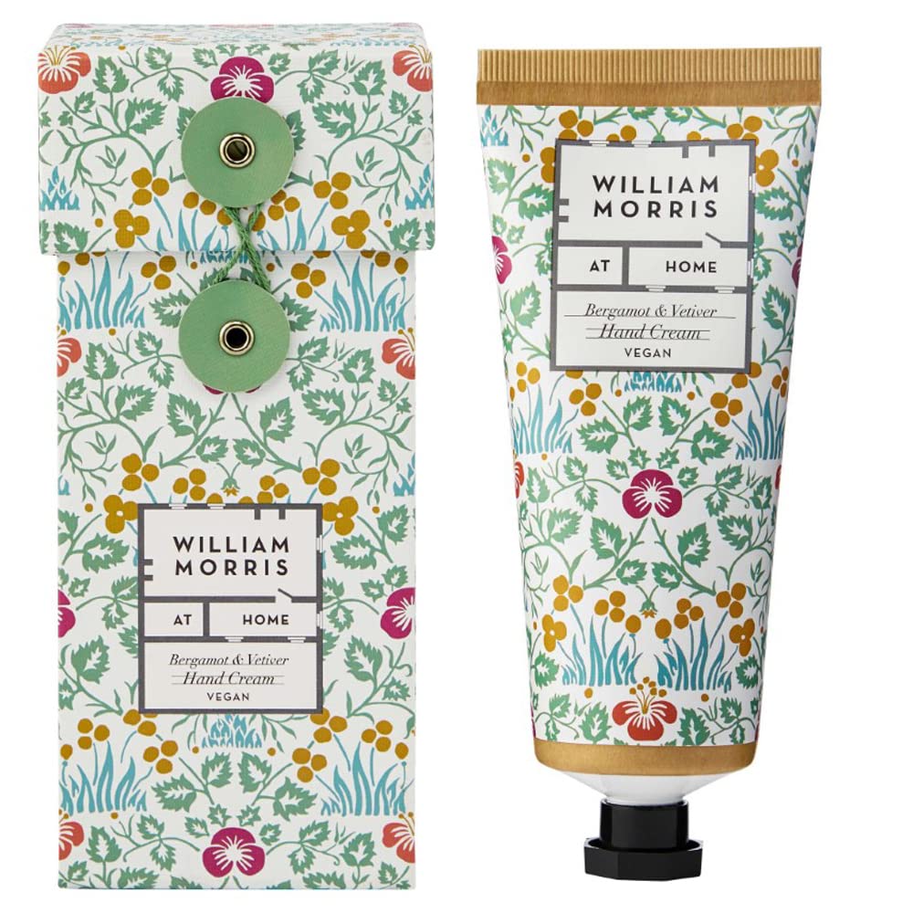 WILLIAM MORRIS AT HOME Hand Cream 100ml with Camelina Sativa Oil, Shea Butter & Vitamin E