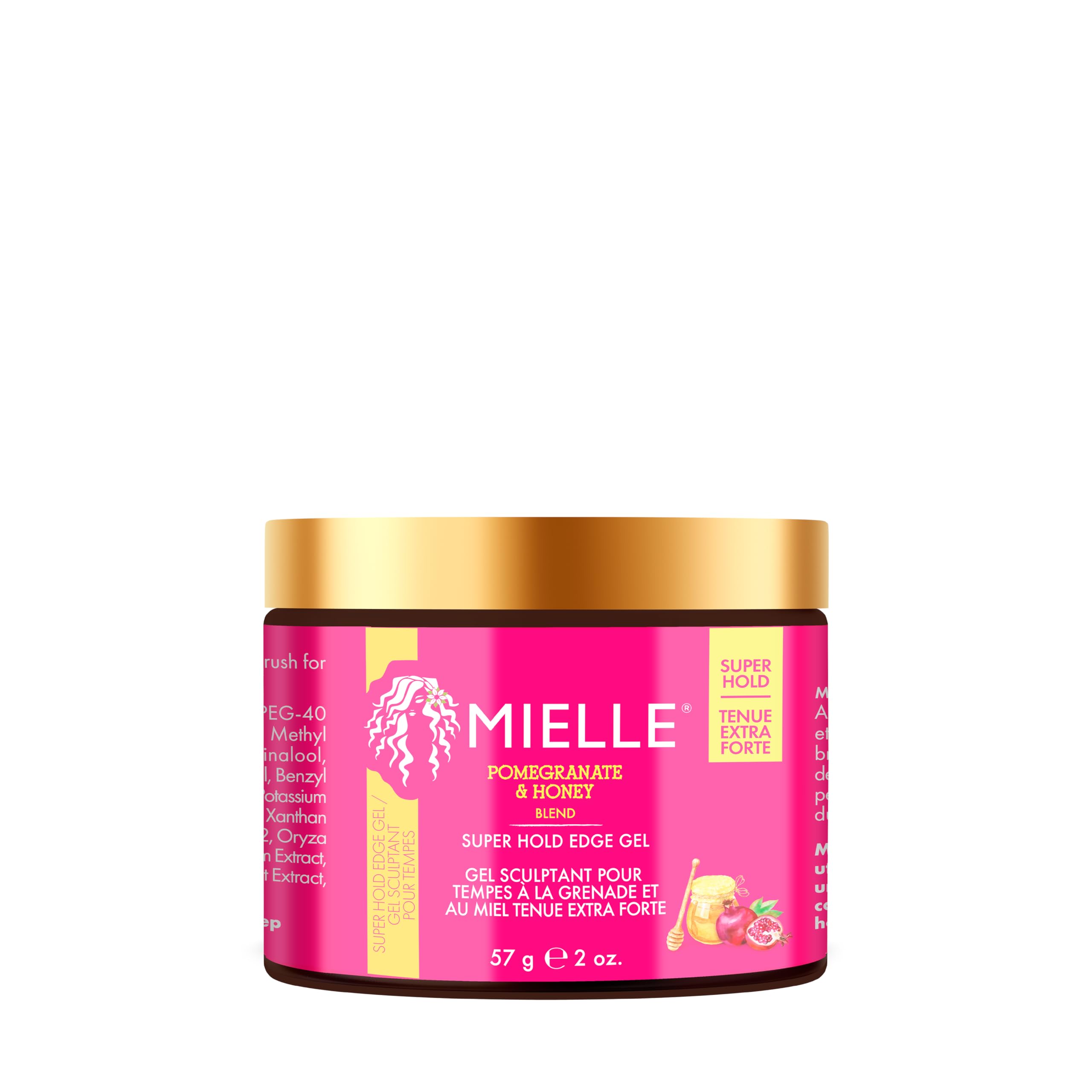 Mielle Pomegranate & Honey Super Hold Edge Gel for Long-Lasting Definition
