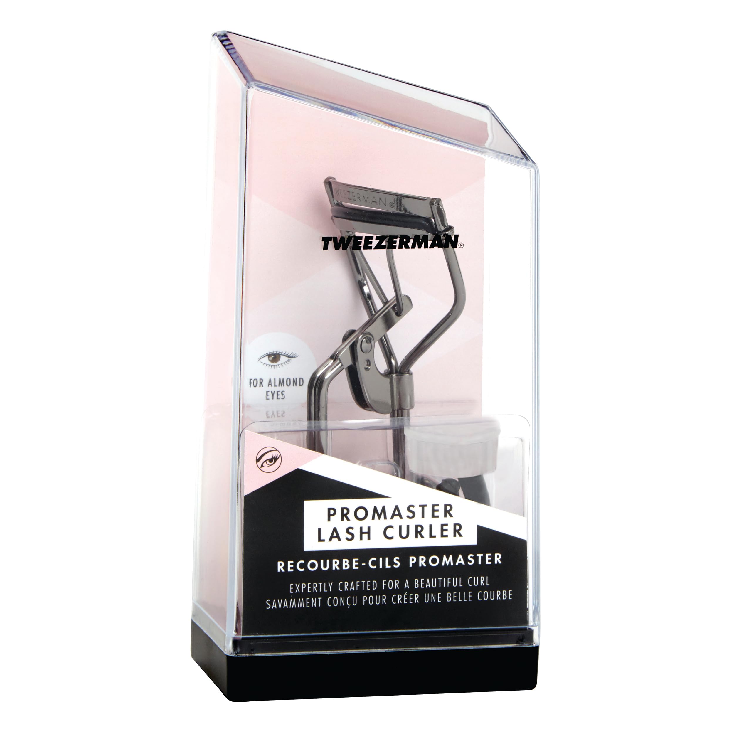 TWEEZERMAN ProMaster Eyelash Curler Gunmetal for Almond & Deep Set Eyes 6