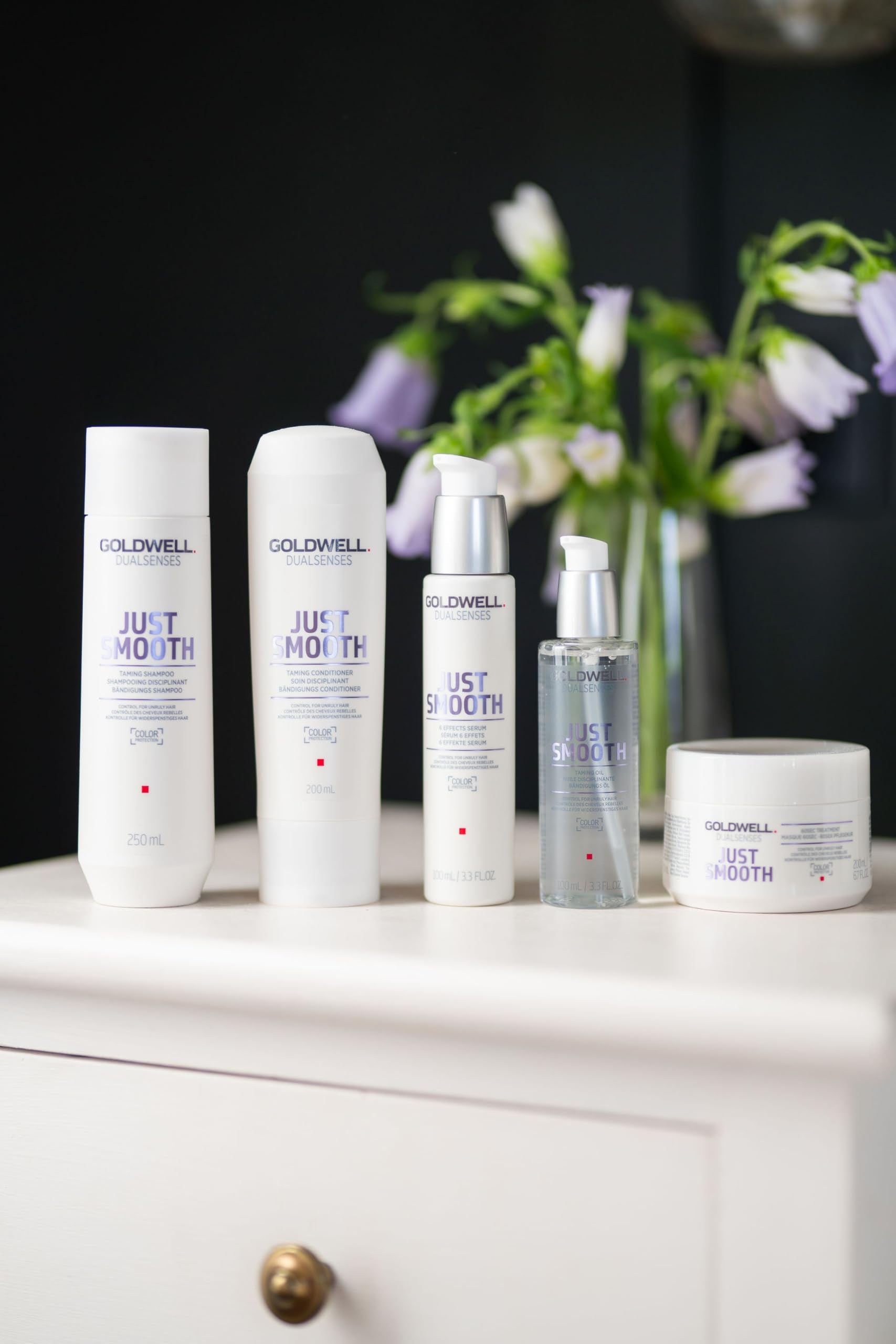 Goldwell Dualsenses Just Smooth 6 Effects Serum for Unruly Frizzy Hair 5