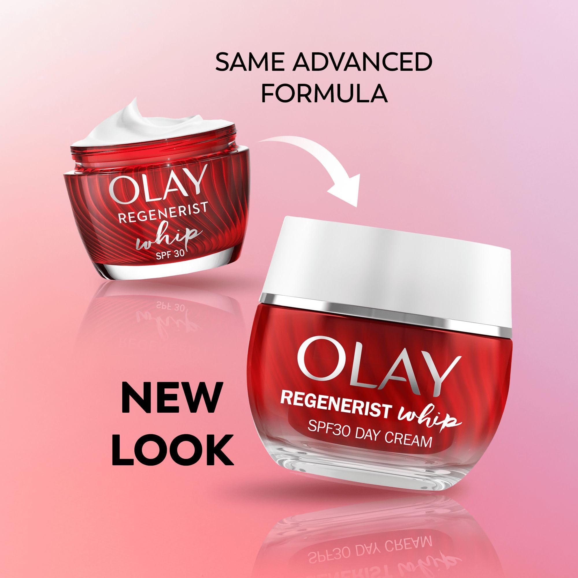 Olay Regenerist Whip Day Face Cream with SPF 30 Lightweight Anti-Wrinkle & Firming
