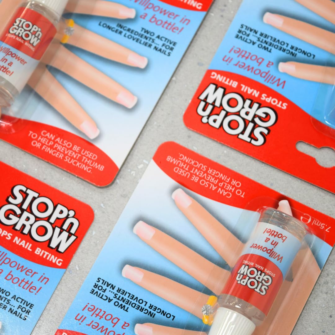 Stop n Grow Stops Nail Biting Deterrent Solution 7.5ml for Longer, Lovelier Nails 5