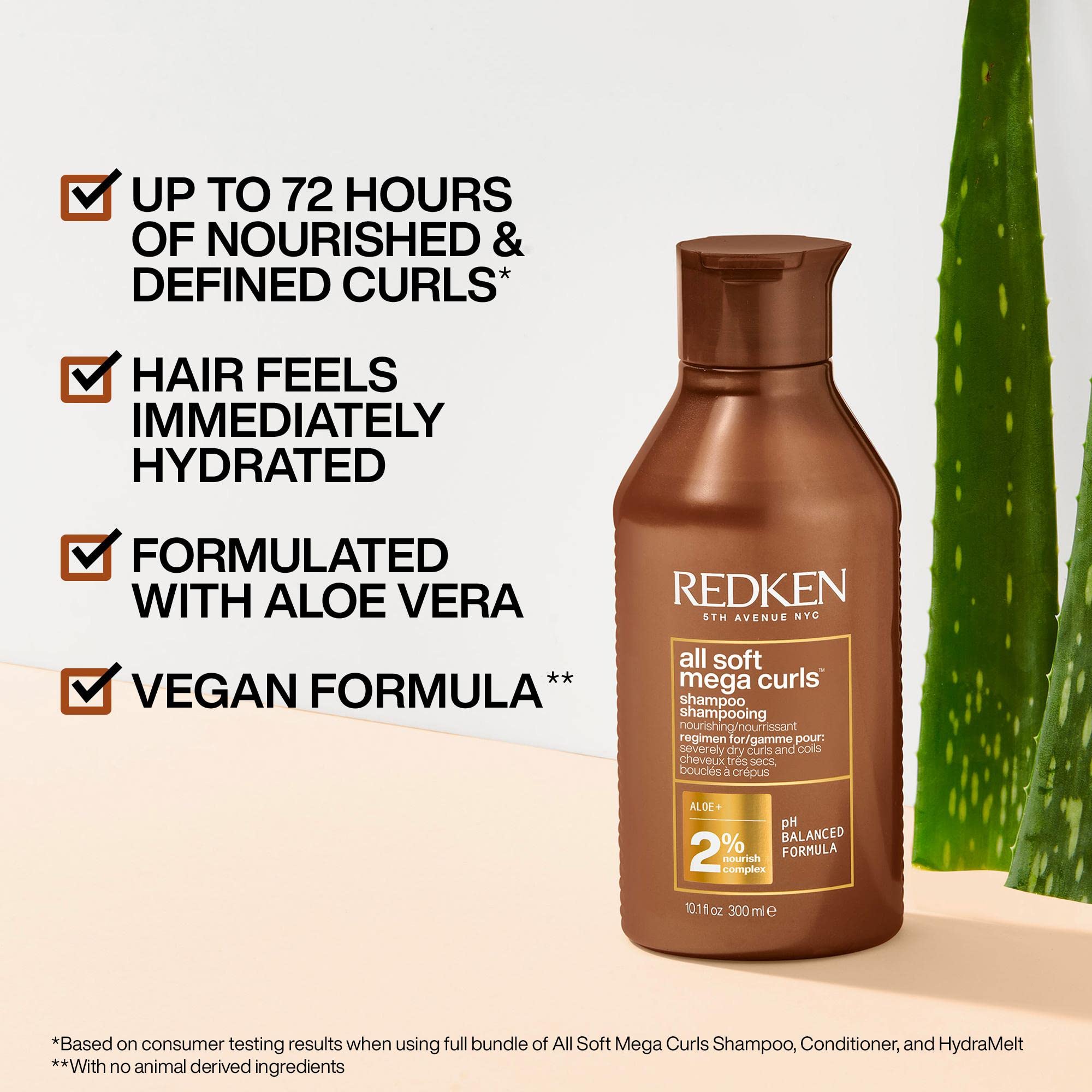 REDKEN All Soft Mega Curls Shampoo for Very Dry Curly and Coily Hair