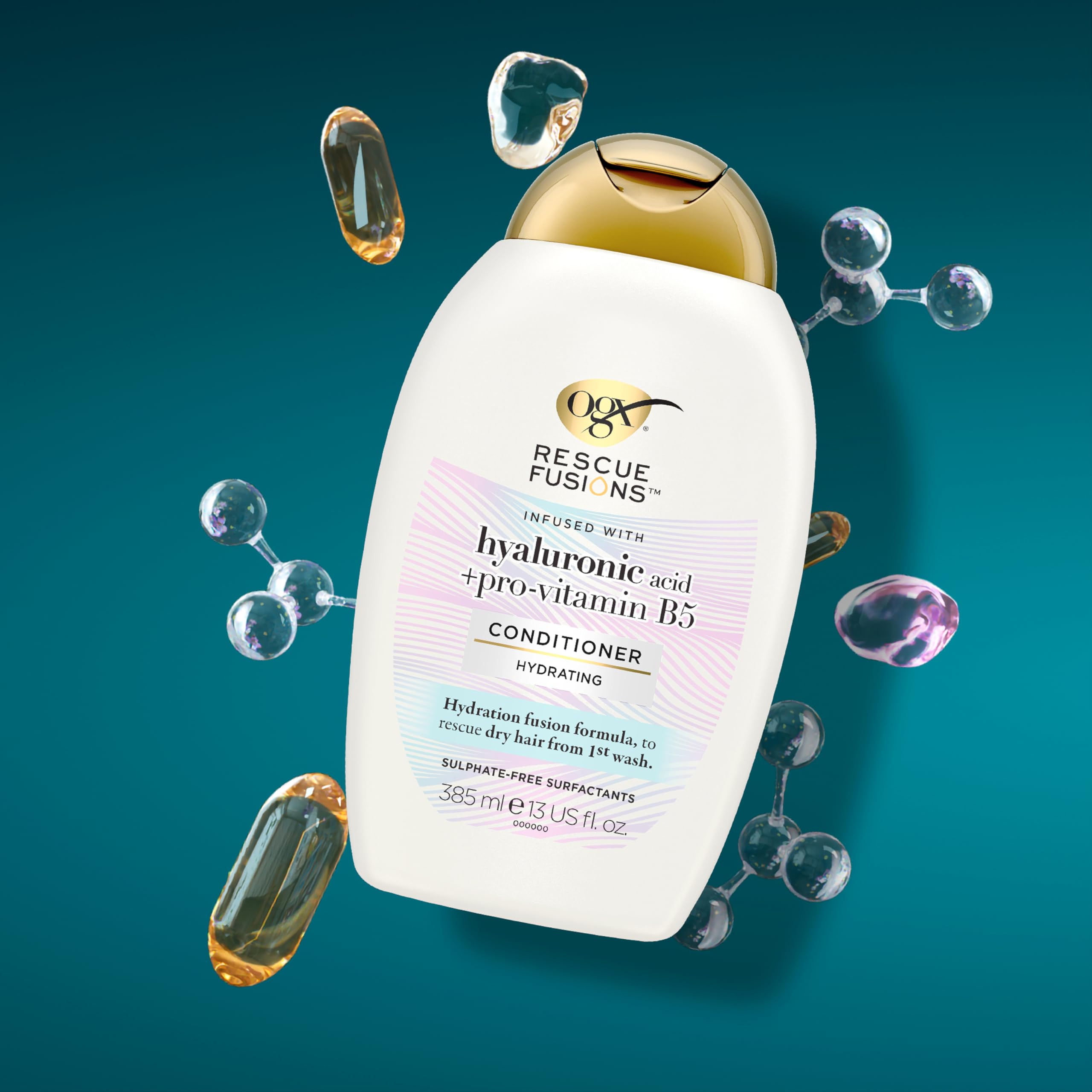 OGX Rescue Fusions Hydrating Conditioner with Hyaluronic Acid & Pro-Vitamin B5