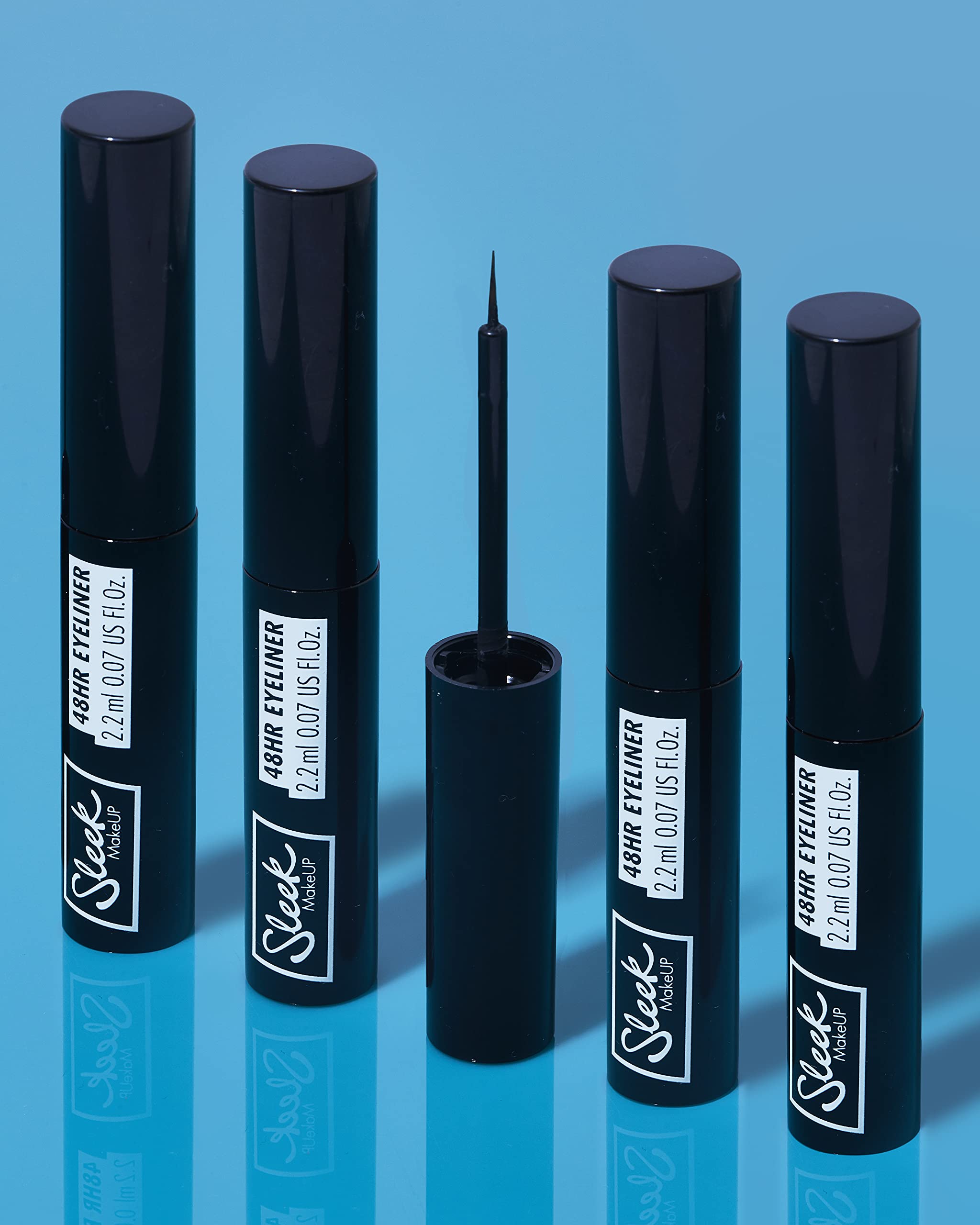 Sleek MakeUP 48HR Liquid Eyeliner - Intense Matte Black, Waterproof & Smudgeproof 5