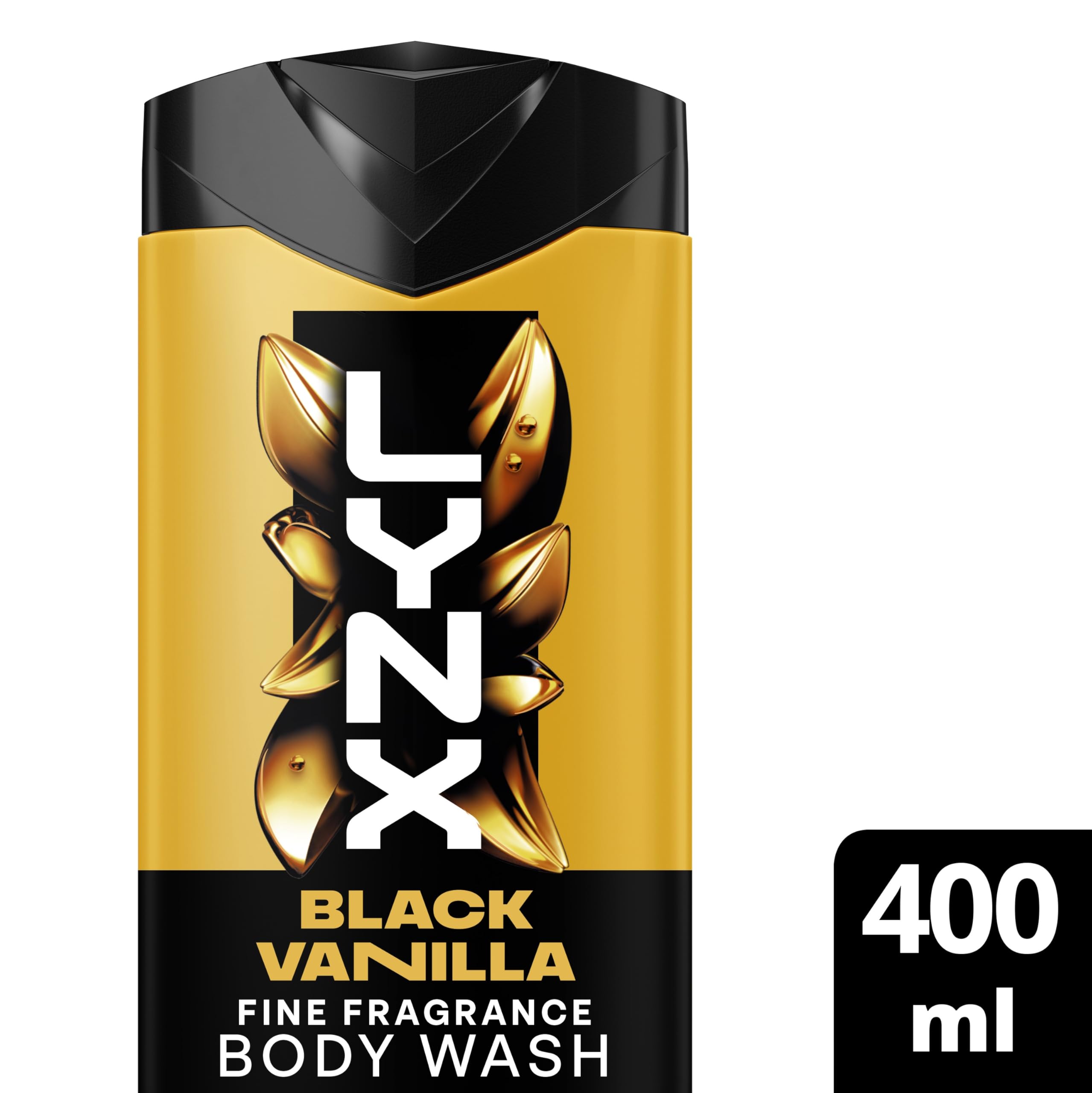 Lynx Black Vanilla Fine Fragrance Premium Body Wash Shower Gel for Men