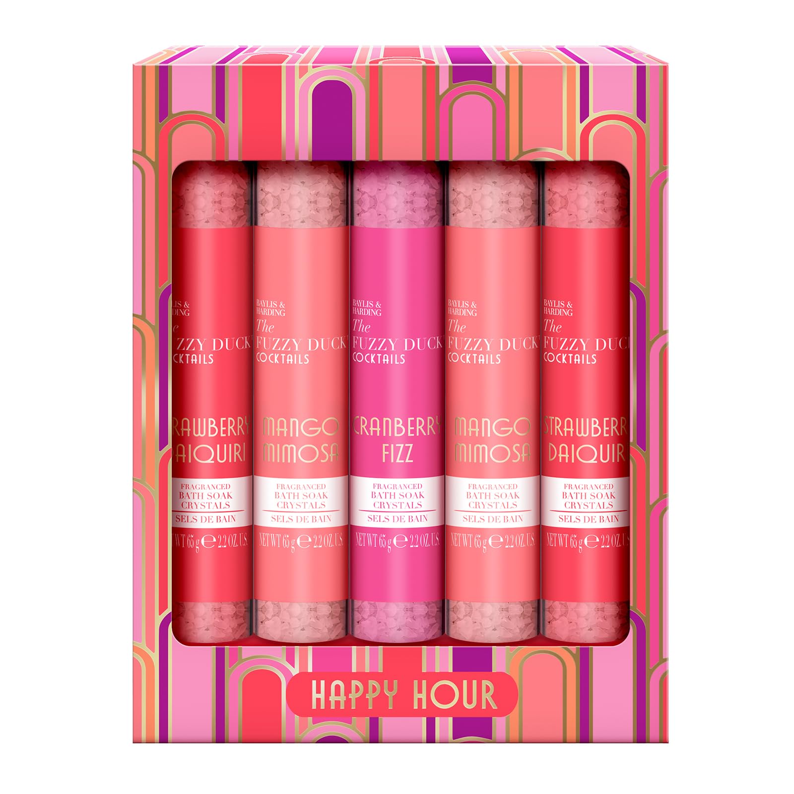 Baylis & Harding The Fuzzy Duck Cocktails Luxury Bath Infusions Gift Set - 5 Pack