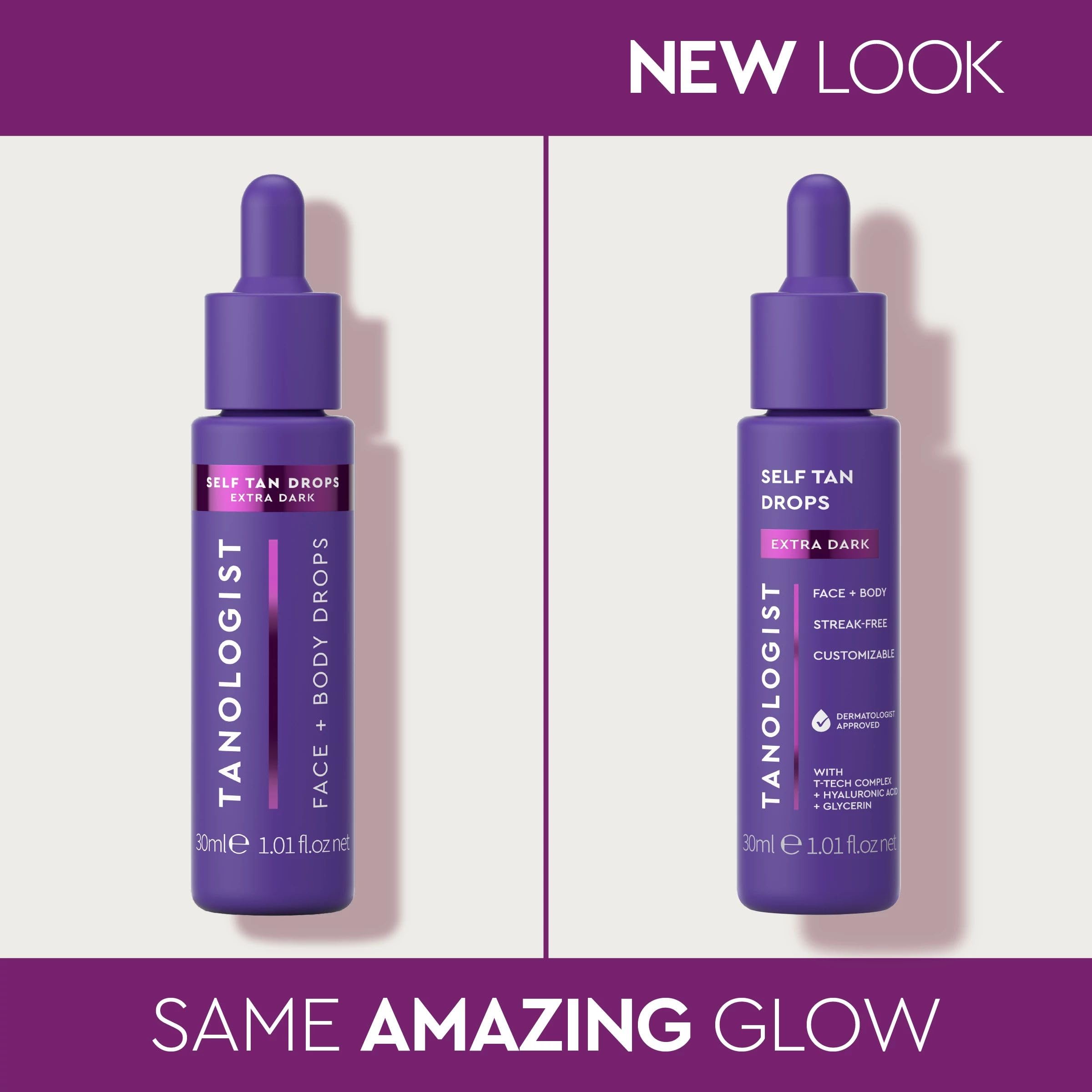 Tanologist Drops Extra Dark (30ml) - Hydrating Vegan Self Tanning Drops for Face & Body 7