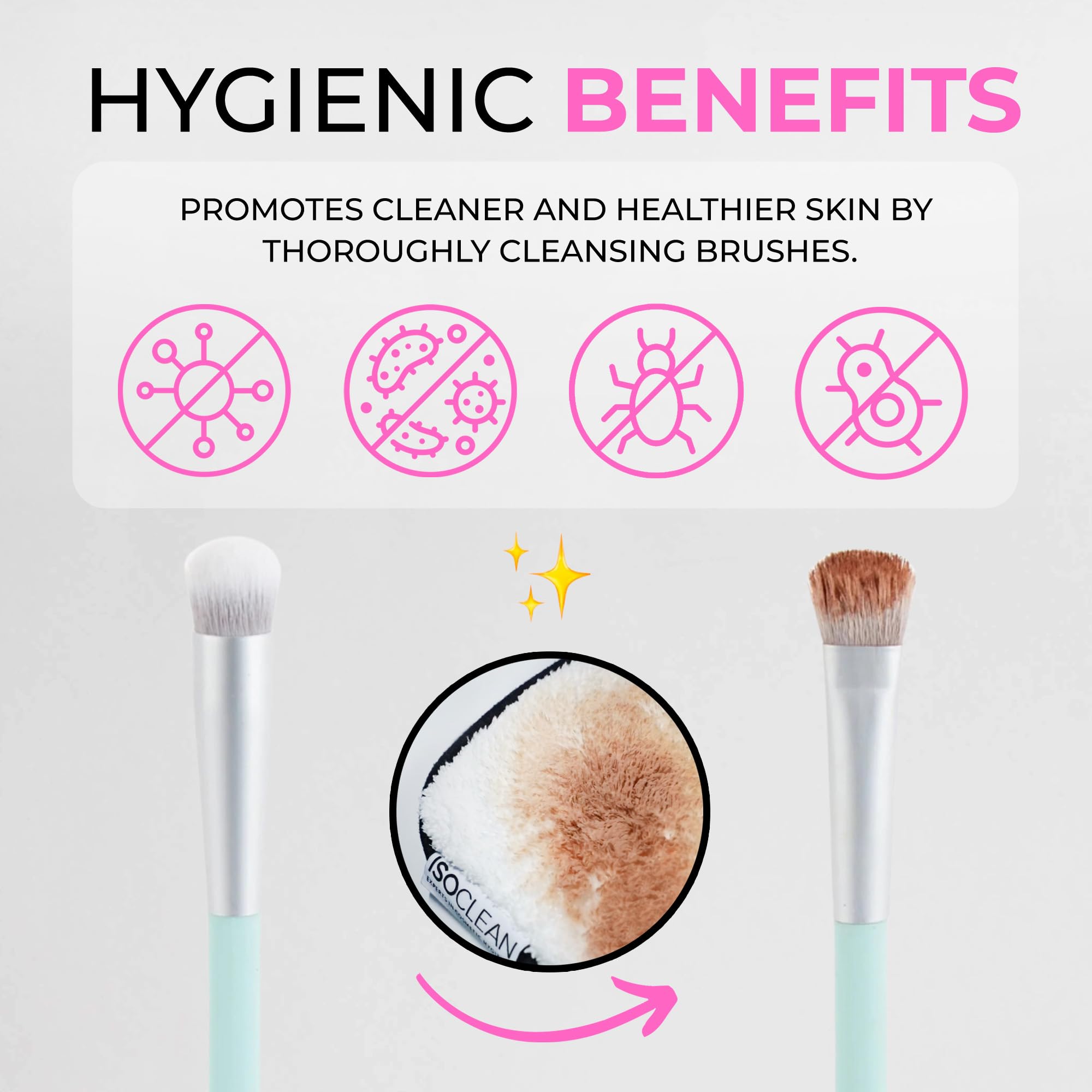 ISOCLEAN Makeup Brush Cleaner Refill Pouch - Eco-Friendly Liquid Solution 4