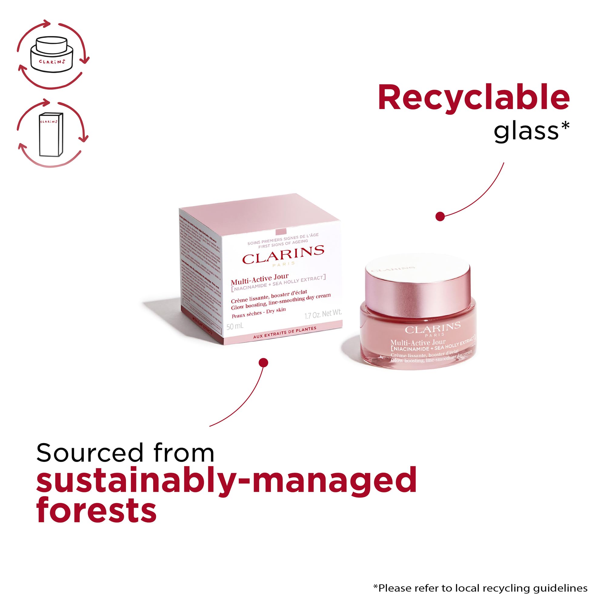 CLARINS Multi-Active Day Cream for Dry Skin - 50ml 6