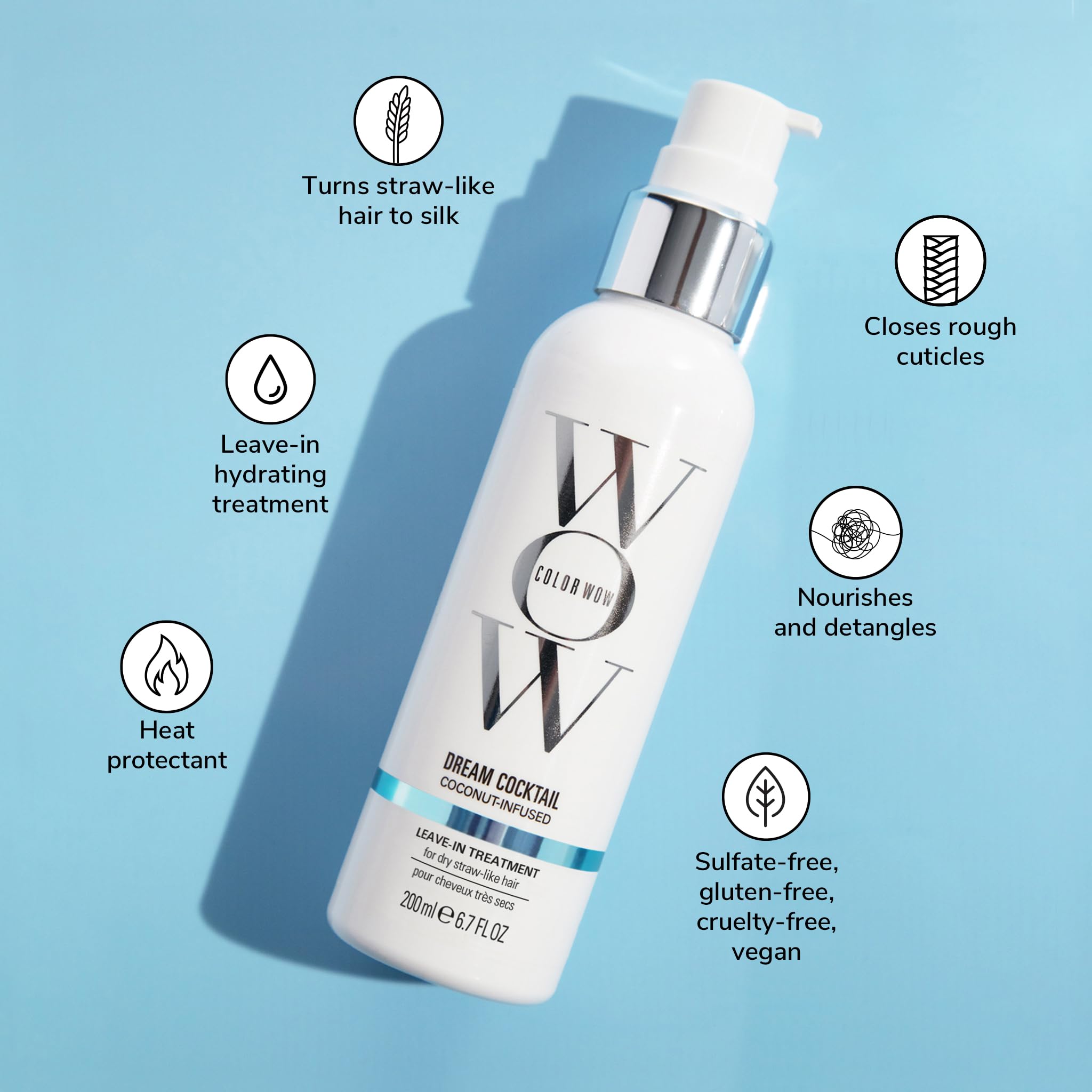 COLOR WOW Dream Cocktail Kokosnuss-Infused - Verwandelt trockenes, geschädigtes Haar in S 3