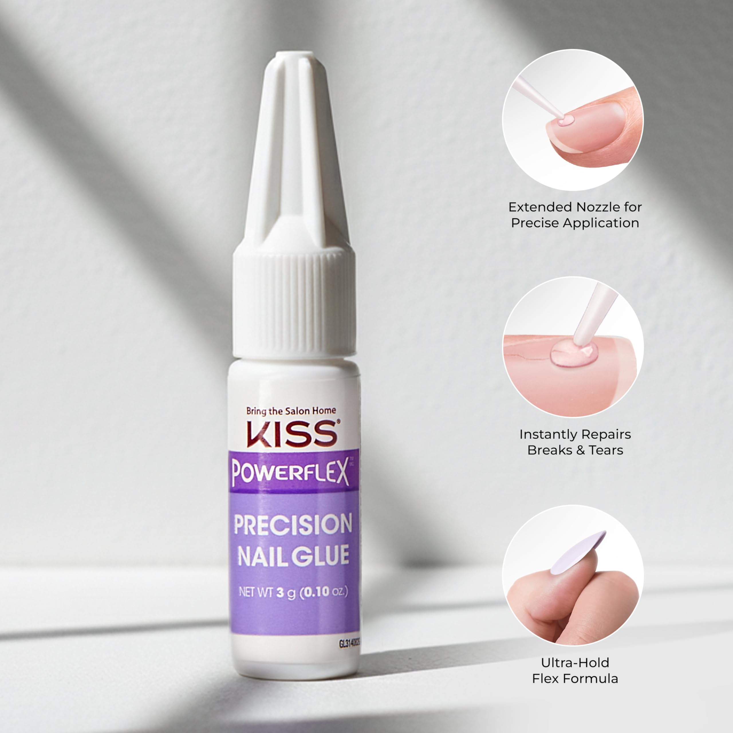 KISS Powerflex Precision Nail Glue for Ultra Hold and Instant Bonding of False Nails 5
