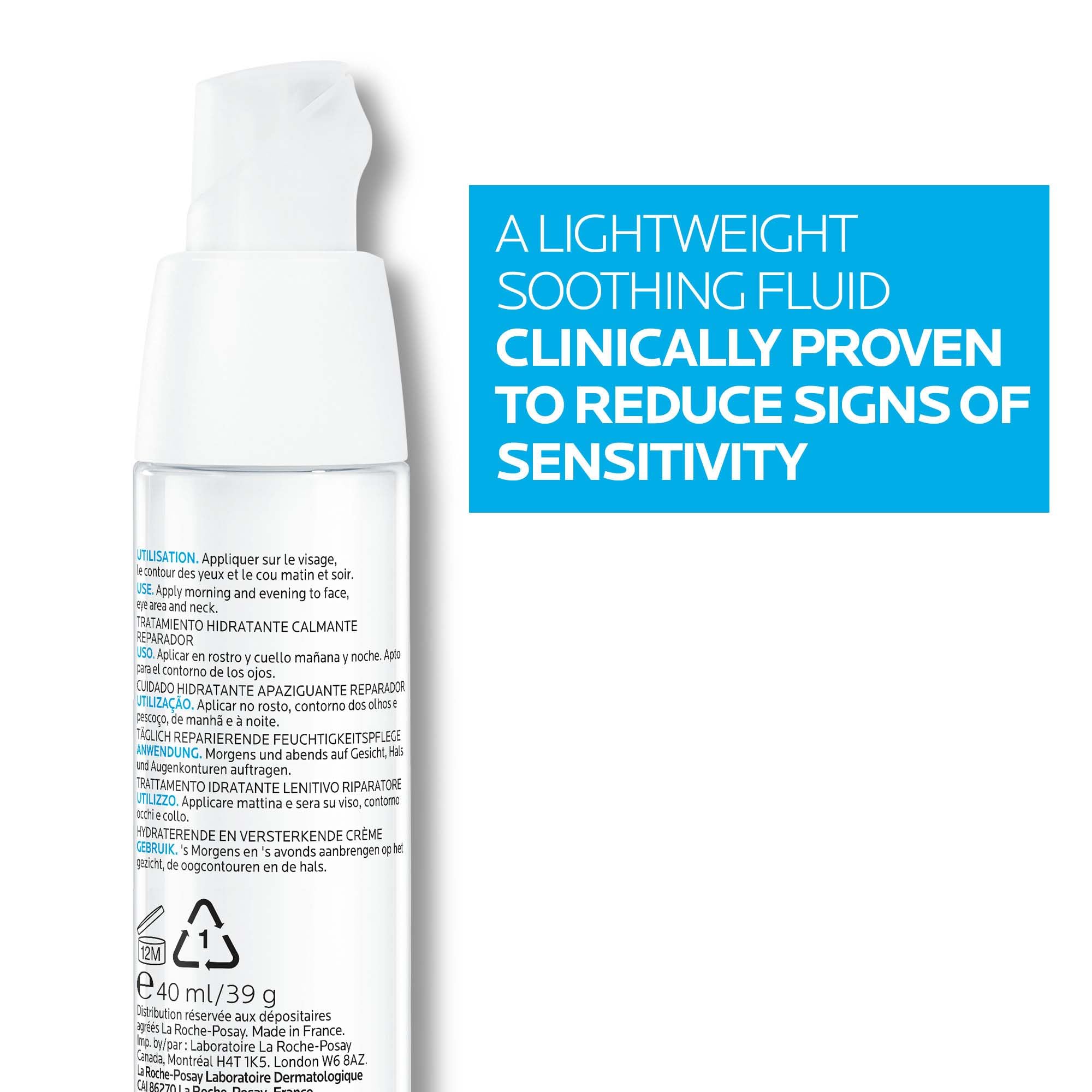 La Roche-Posay Toleriane Dermallergo Soothing Fluid Moisturiser for Sensitive Skin 4