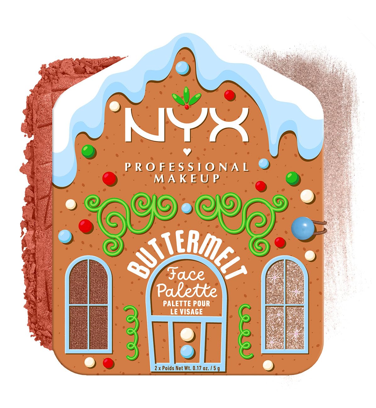 NYX Professional Makeup Buttermelt Face Palette Giftset - Blush & Highlighter Duo 3