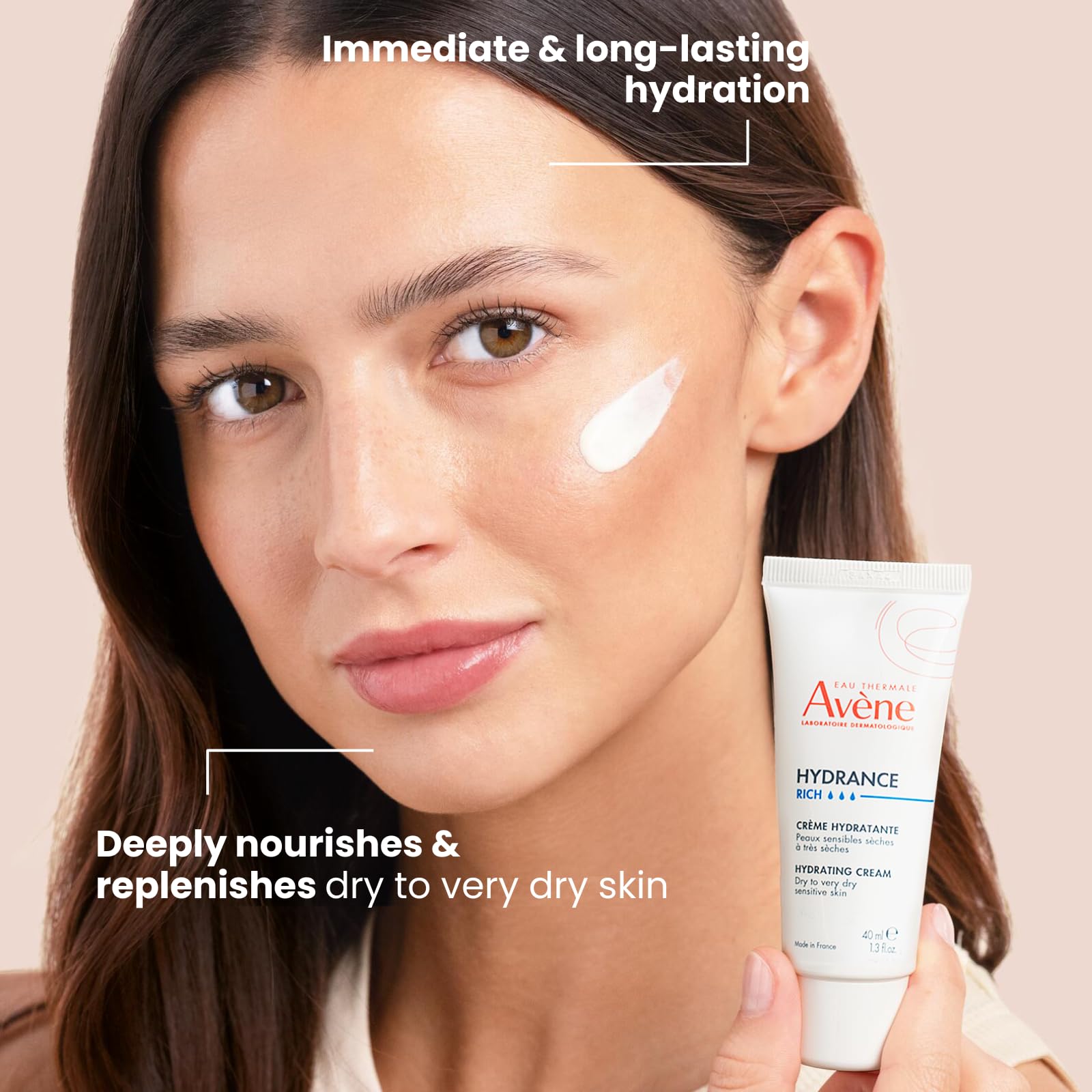 Avene Hydrance Hydrating Cream for Dry, Very Dry, and Sensitive Skin - 40 ml 5