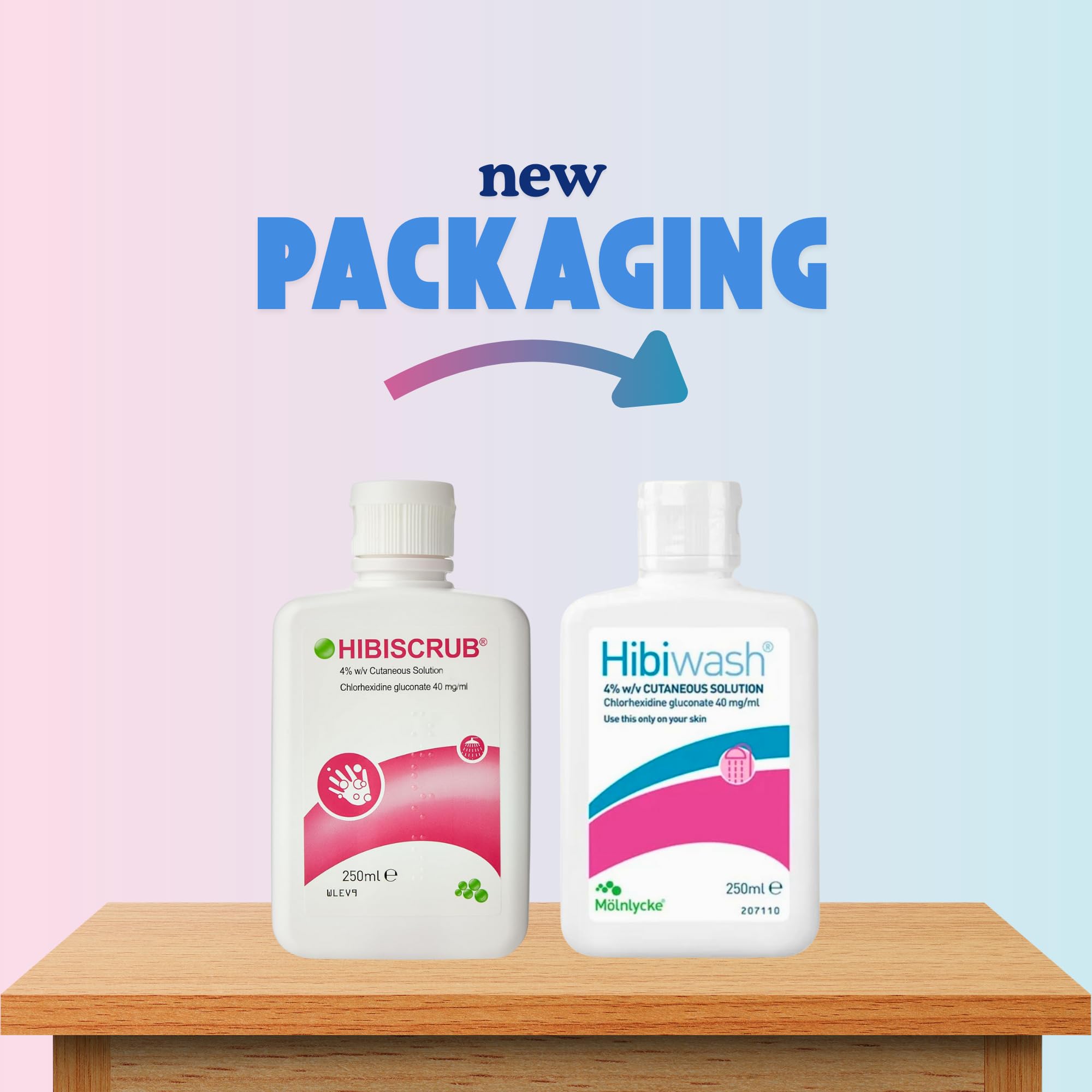 Hibiscrub Antimicrobial Skin Cleanser for Surgical Scrub & Body Wash, 250ml