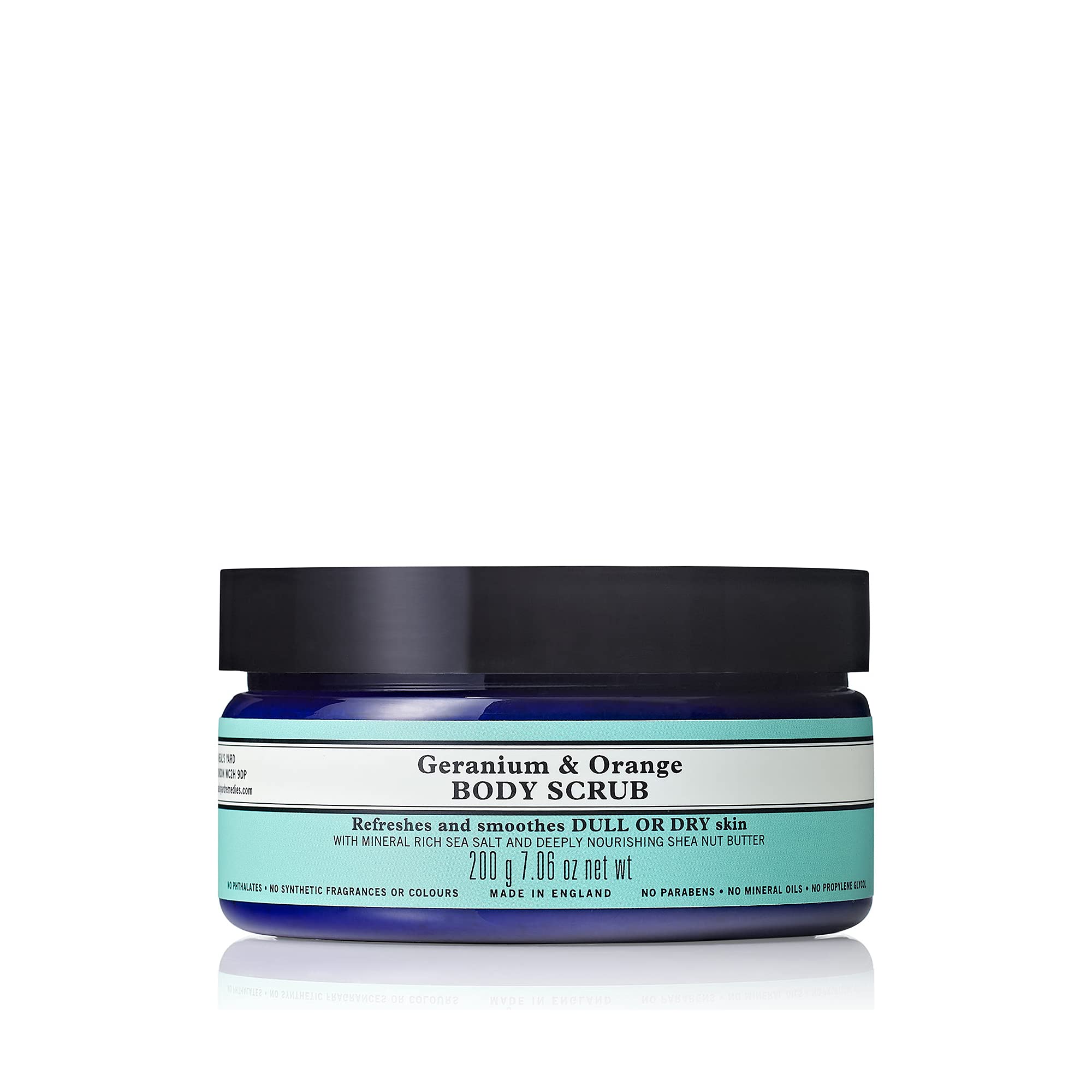 Neal's Yard Remedies Geranium and Orange Body Scrub for Dull Skin, 200 g