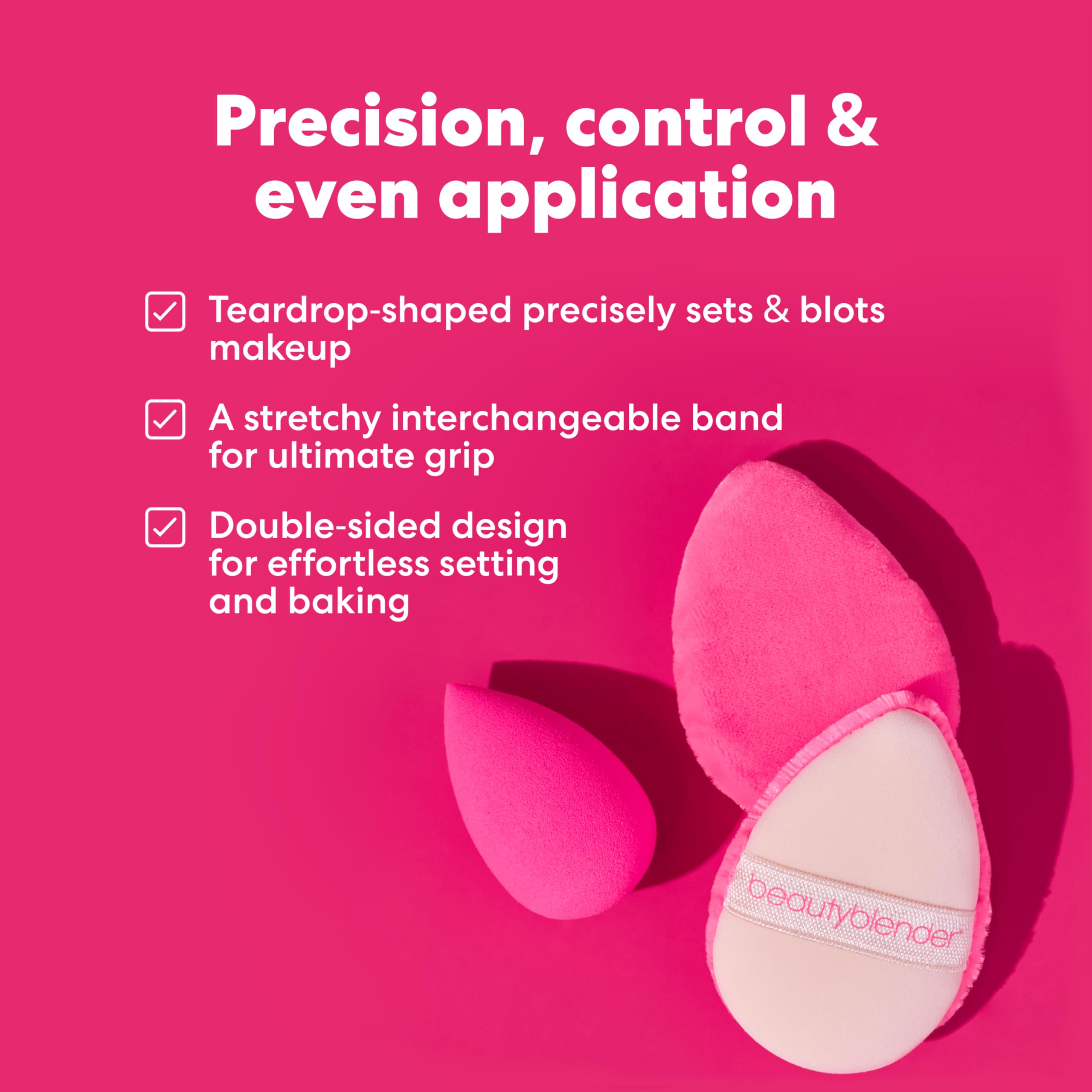 BeautyBlender Power Pocket Puff for Loose & Powder Foundation Application