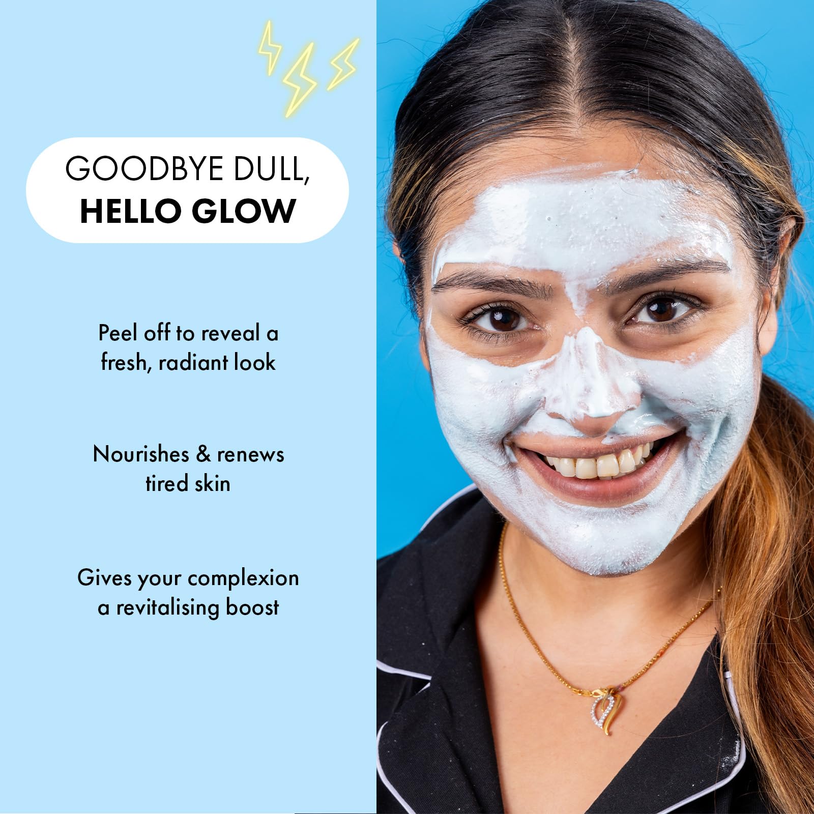 7th Heaven Dead Sea Clay Peel Off Face Mask with Oatmeal for Clarifying and Calming 3