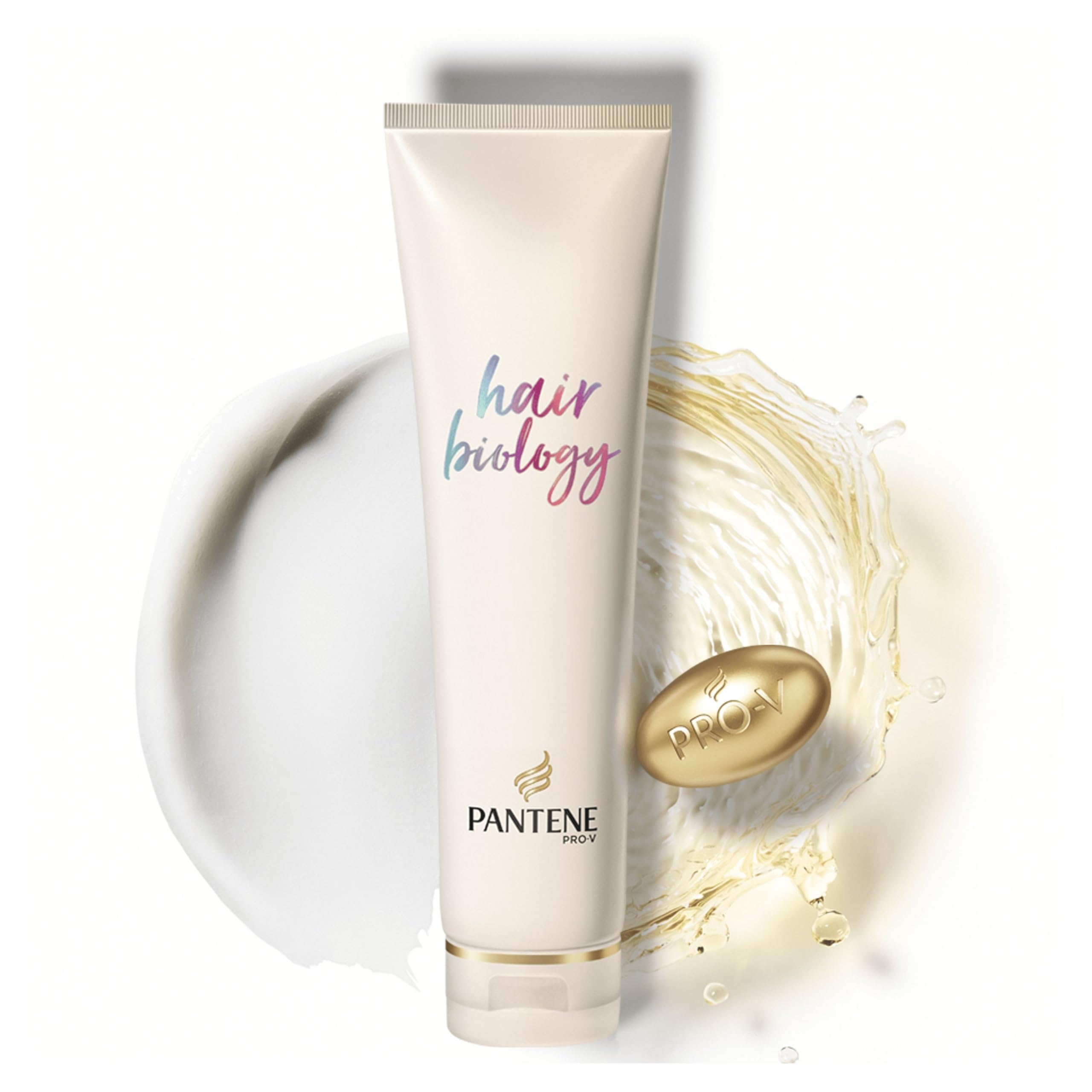 Pantene Hair Biology De-frizz and Illuminate Conditioner with Hyaluron for Dry/Colored Hair