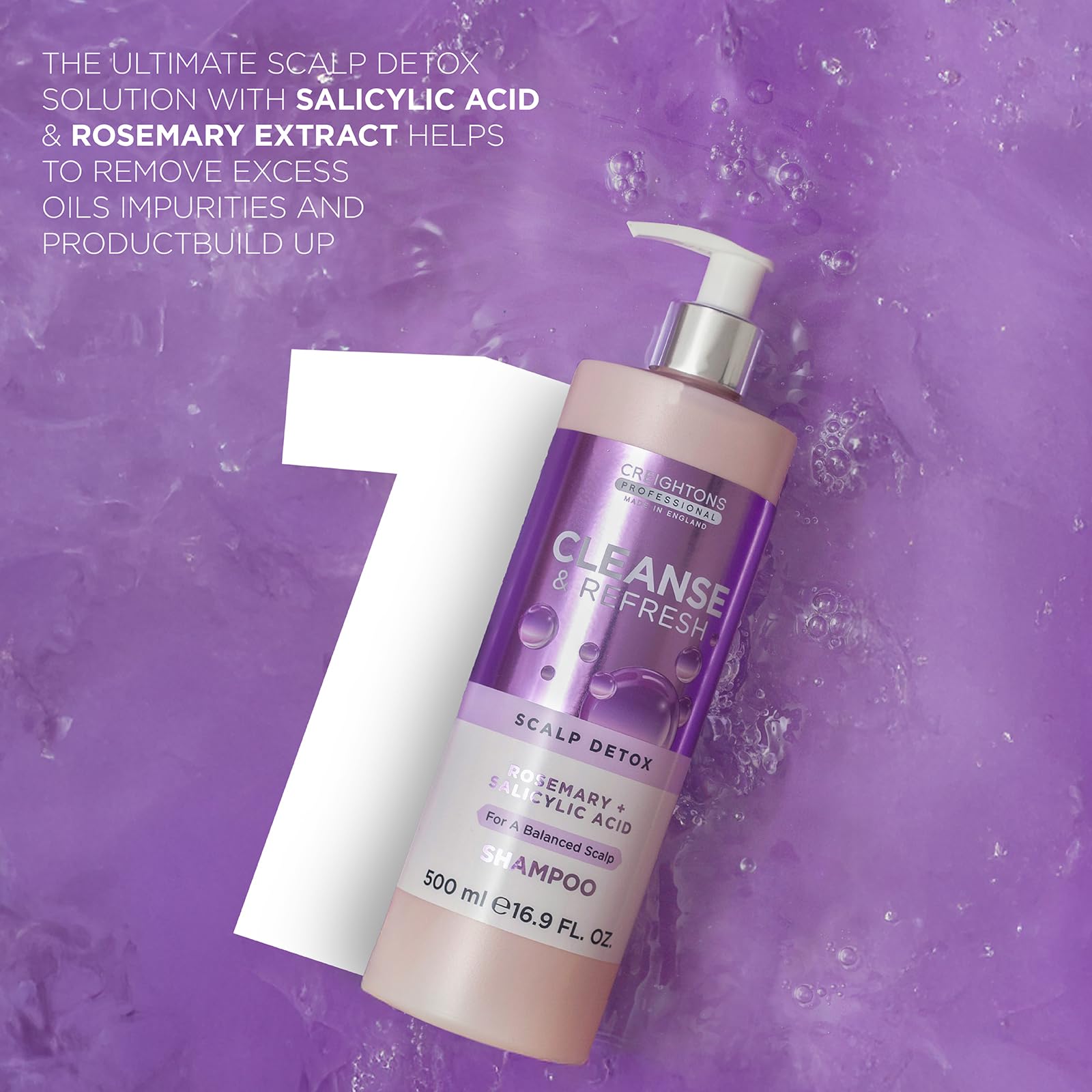 Creightons Professional Cleanse &amp; Refresh Shampoo 500ml | Klärendes Salicy 3