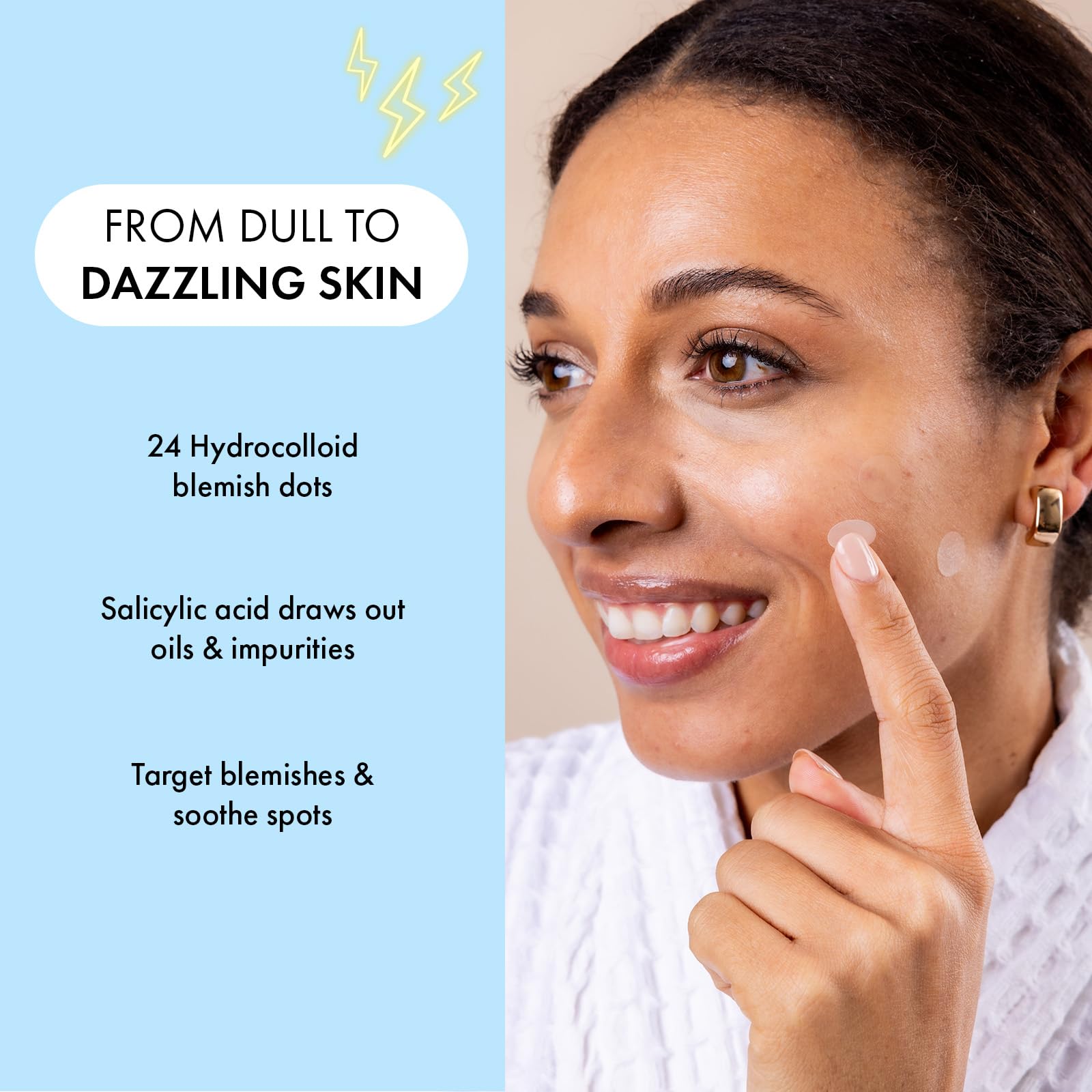 7th Heaven Clear Skin Edit Skincare Kit: 3 Face Masks, Nose Pore Strips & Blemish Dots 4