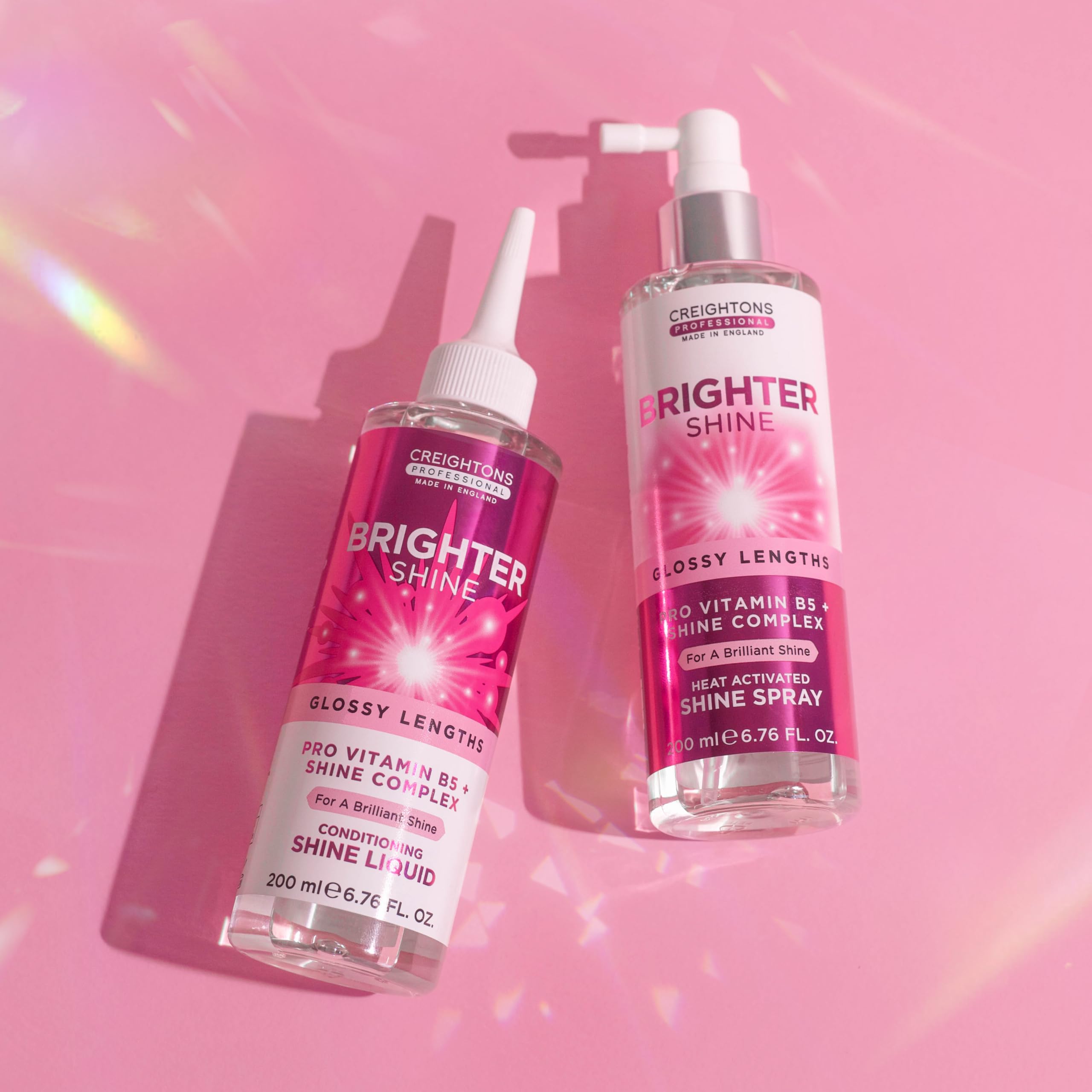 Creightons Professional Brighter Shine Heat Activated Styling Spray 200ml for Radiant Hair Gloss 4