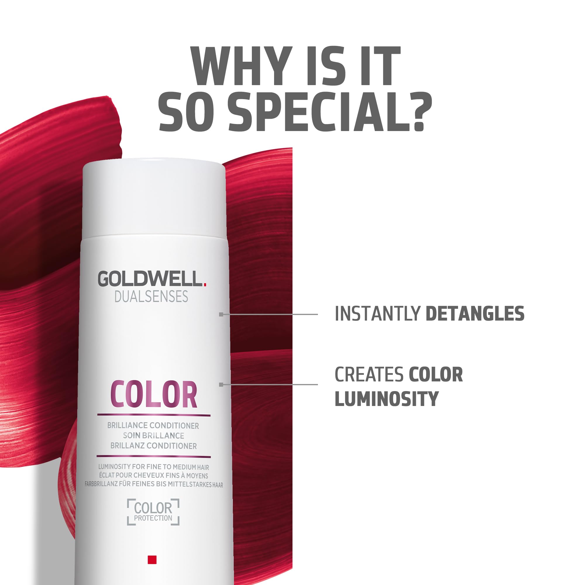 Goldwell Dualsenses Color Brillance Mini Set with Shampoo, Conditioner, Serum Spray & Treatment 3