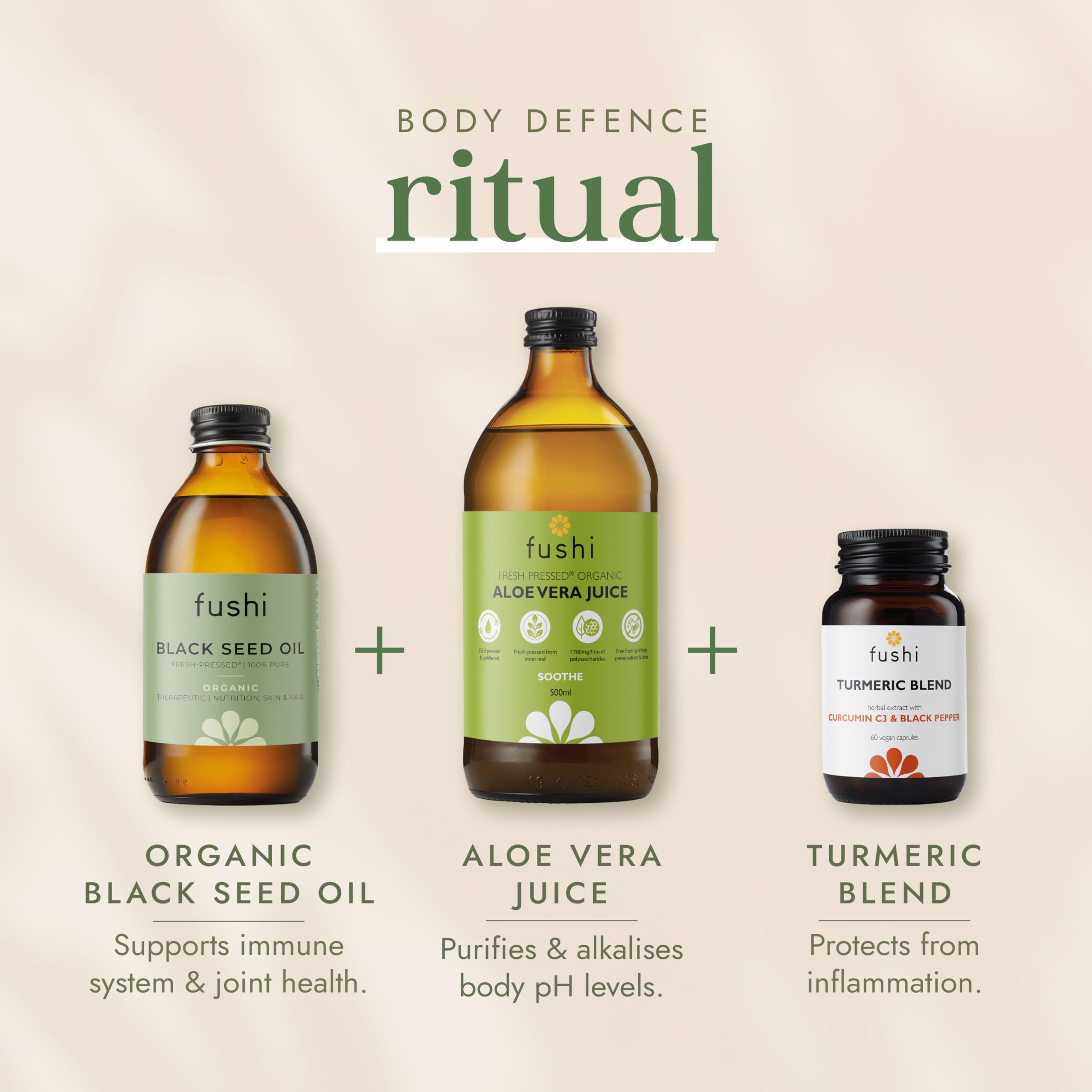 Fushi Organic Black Seed Oil 250ml | 100% Pure Cold & Fresh-Pressed High Thyoquinone 9