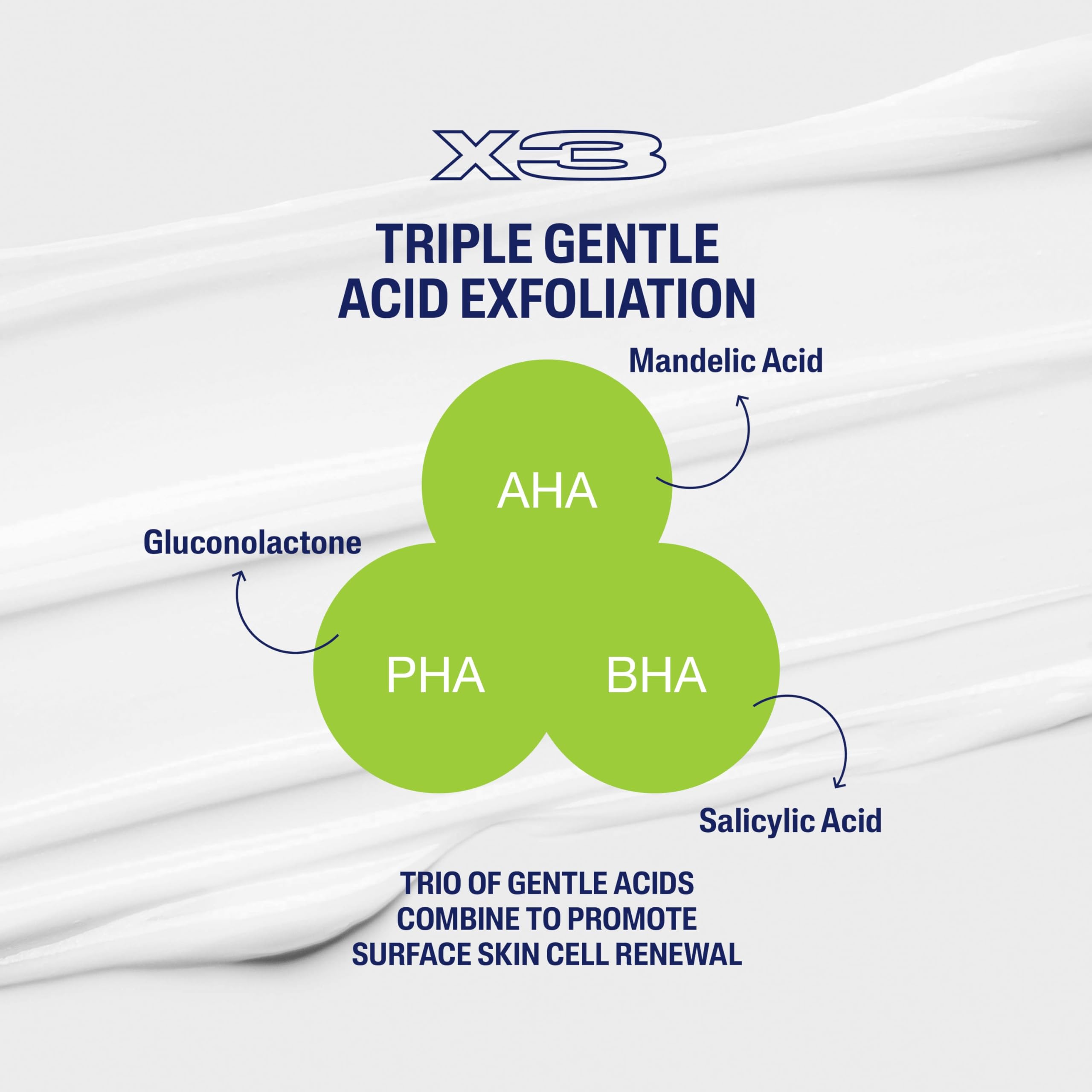 Cetaphil Sanftes Peeling mit Salicylsäure, Gesichtscreme und Körperlotion für trockene, raue und unebene Haut, 473 ml 3