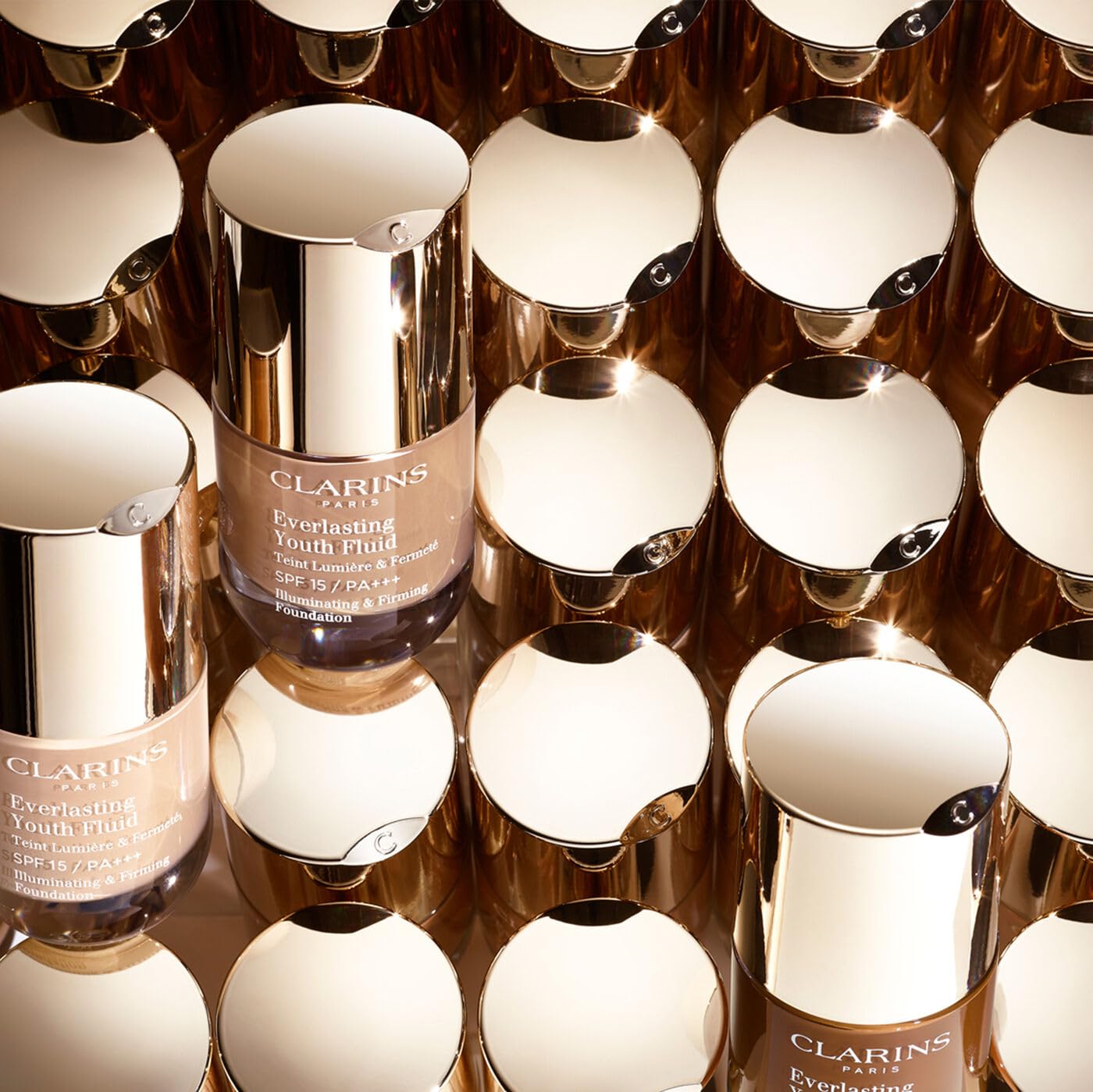 CLARINS Everlasting Youth Fluid Foundation SPF15 - Shade 110 Honey, 30ml 8