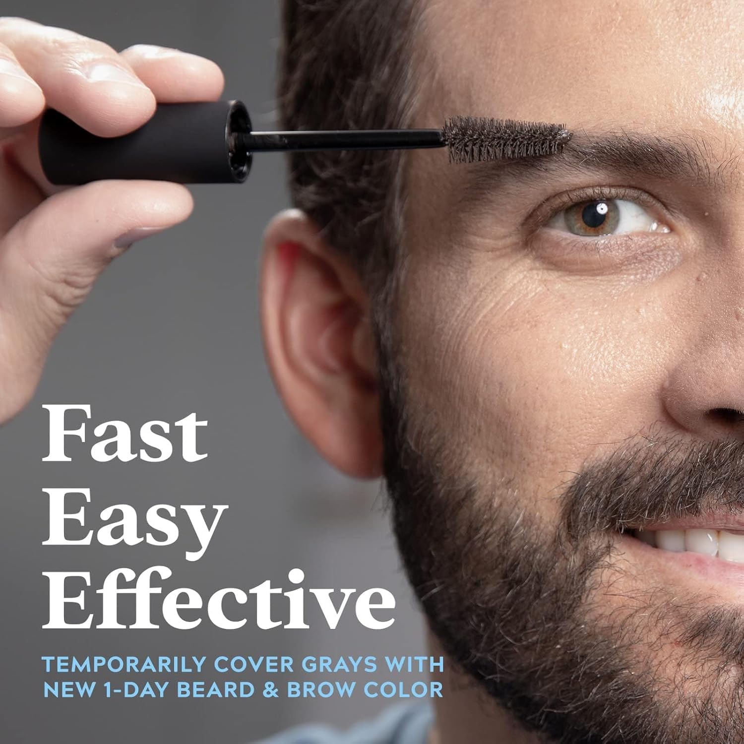 Just For Men 1-Day Beard and Brow Colour Brush for Instant Grey Coverage 7