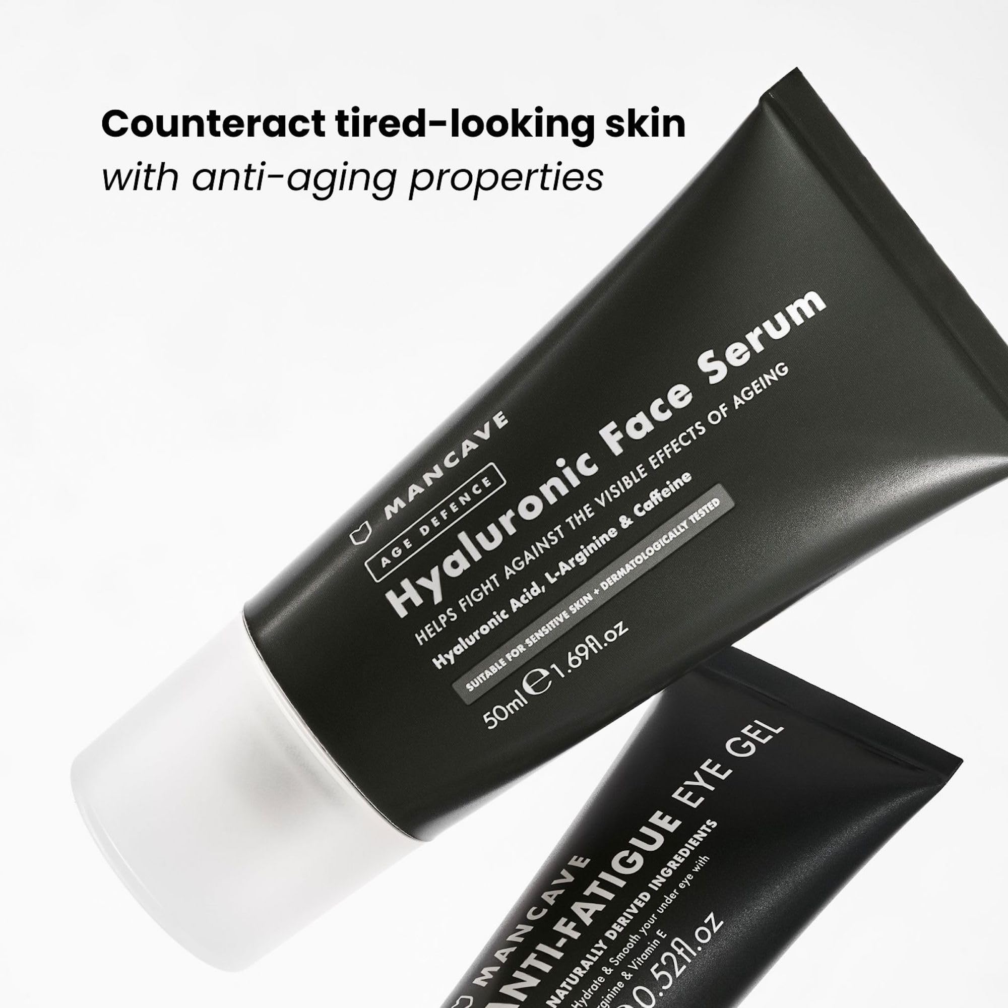 ManCave Hyaluronic Acid and Caffeine Anti-Aging Face Serum 50ml 3