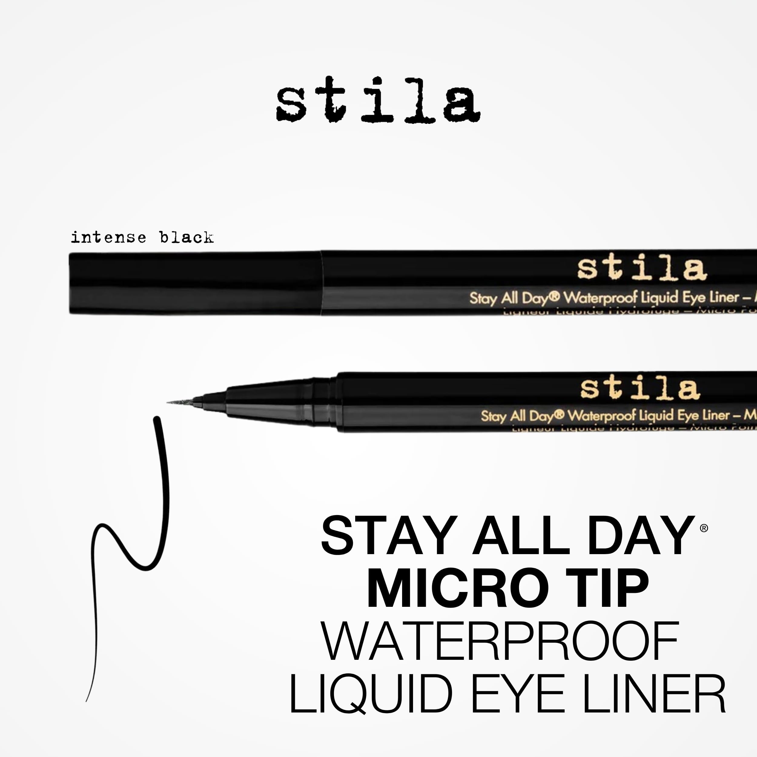 Stila Stay All Day Waterproof Liquid Eye Liner Pen - Smudge-Proof & Budge-Proof 3