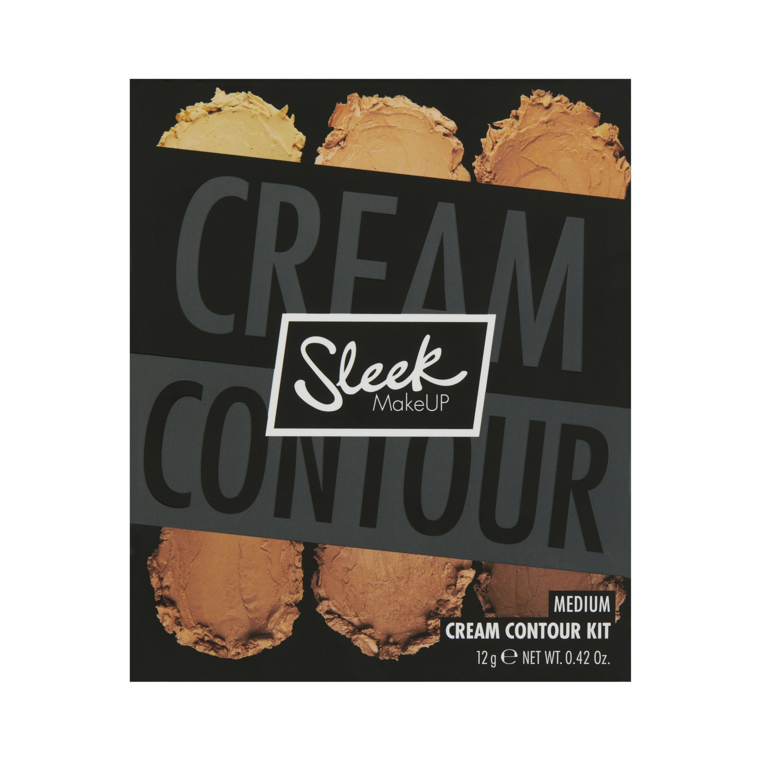 Sleek MakeUP Cream Contour Kit with 6 Ultra-Blendable Highlighting and Contouring Shades