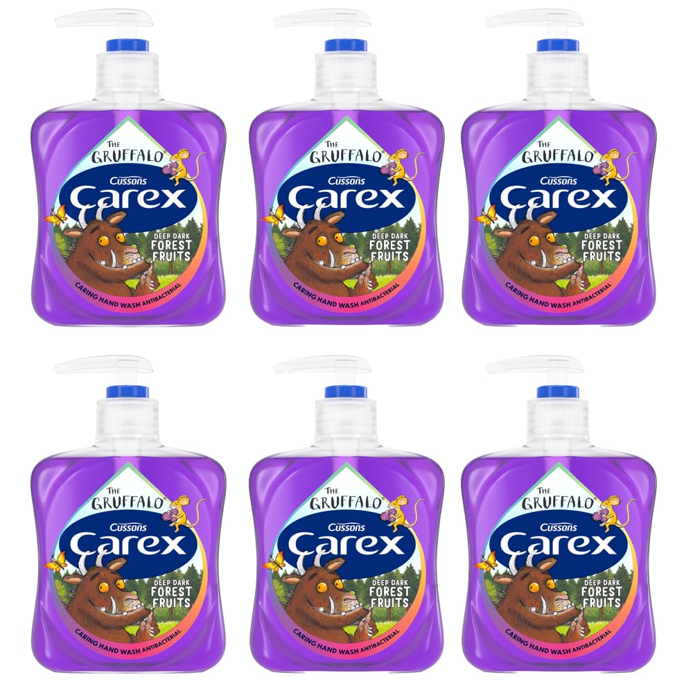 Carex Gruffalo Deep Dark Forest Fruits Antibakterielle Handseife 6x250ml