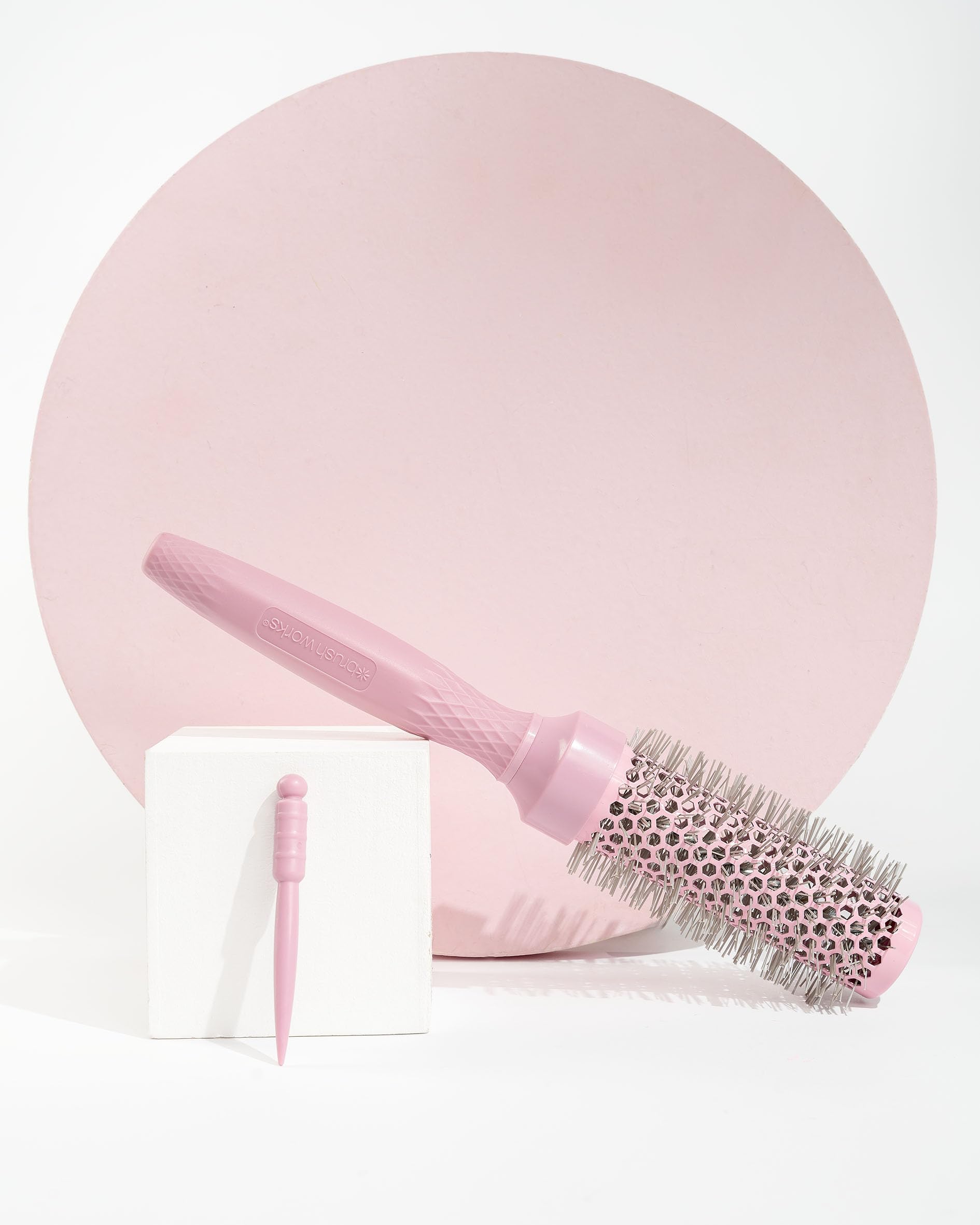 Brushworks Small Radial Vent Brush with Ceramic Barrel for Blow Drying 4