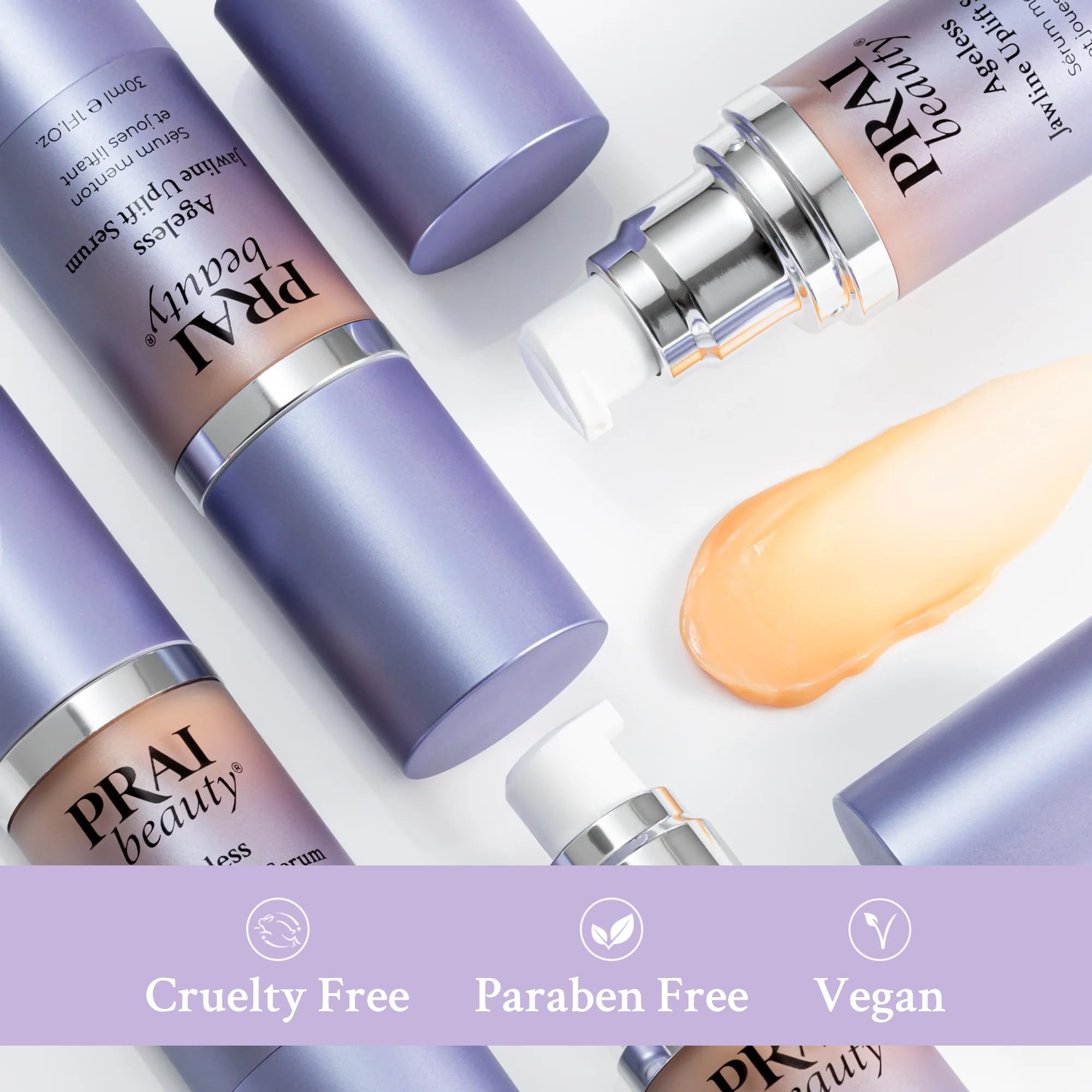 PRAI Ageless Jawline Uplift Serum 30ml for Instant Lift, Firming, and Wrinkle Smoothing 4