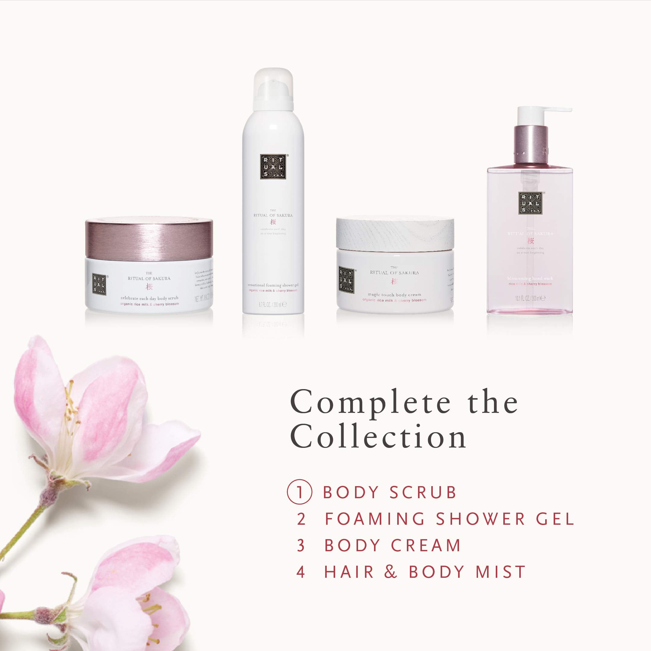 RITUALS Sakura Renewing Body Scrub with Natural Oils and Cherry Scent 6