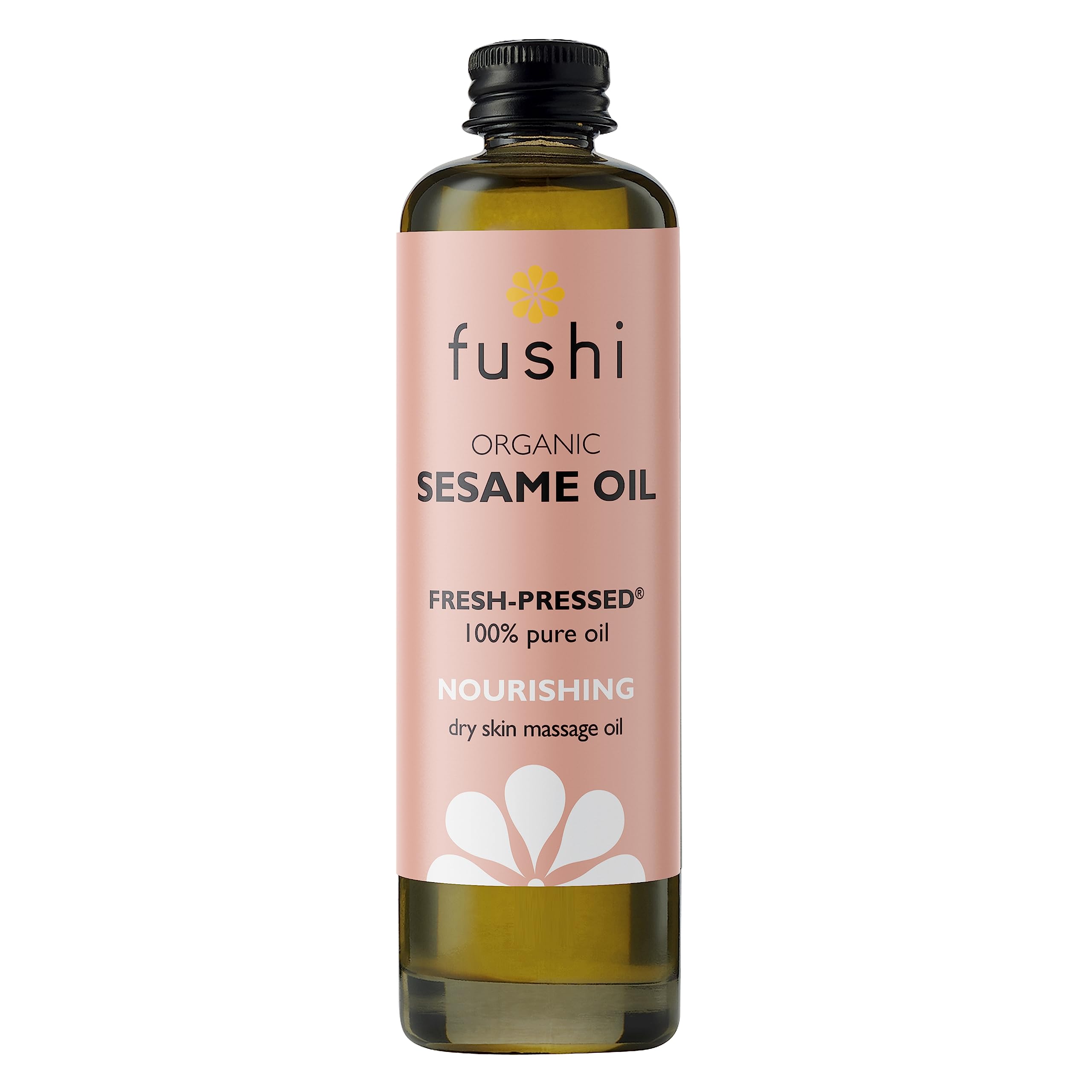 Fushi Organic Sesame Oil 100ml | Virgin, Fresh-Pressed & Unrefined | Rich in Vitamin E