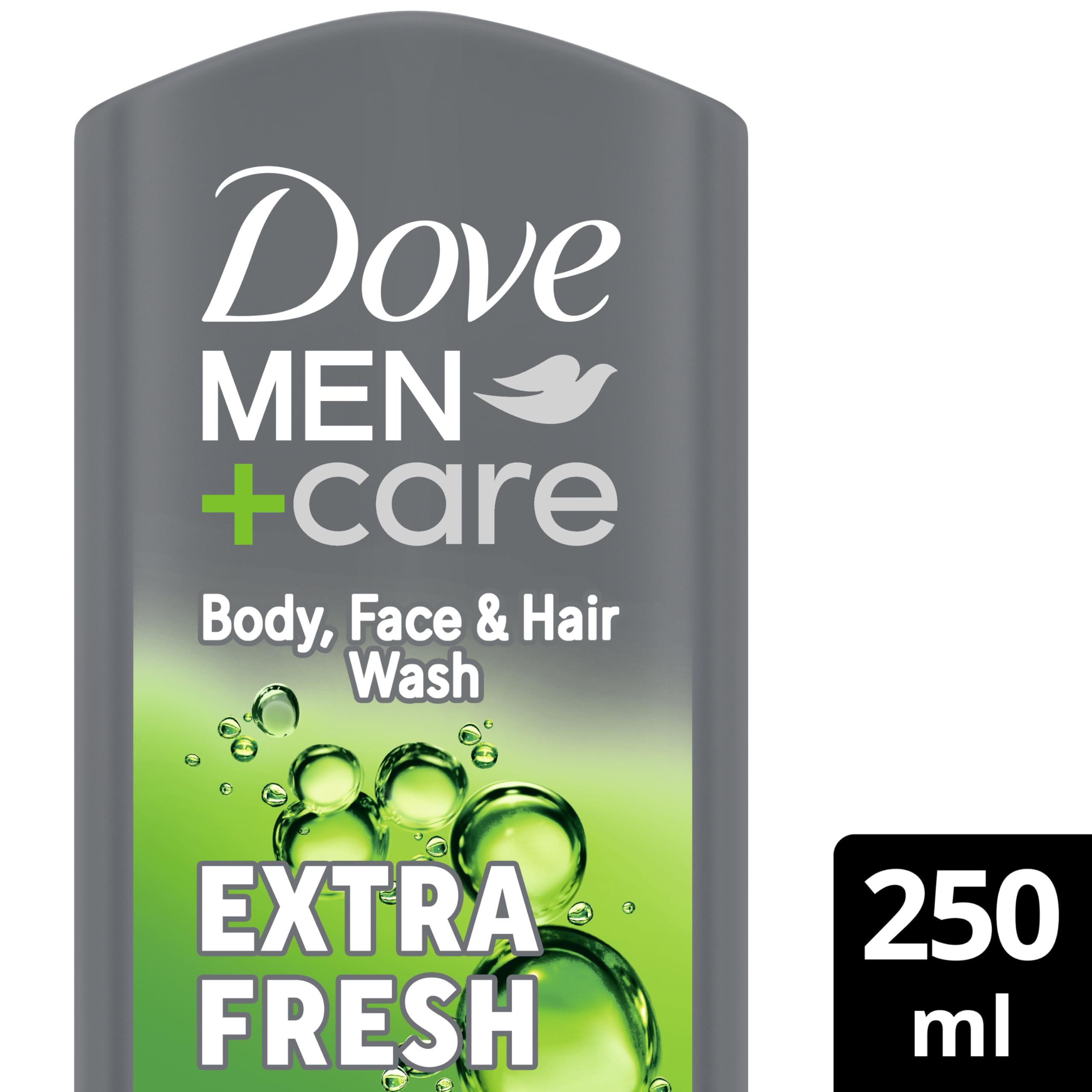Dove Men+Care Erfrischendes Extra Frisches 3-in-1 Haar-, Gesichts- und Körperwaschgel für Männer