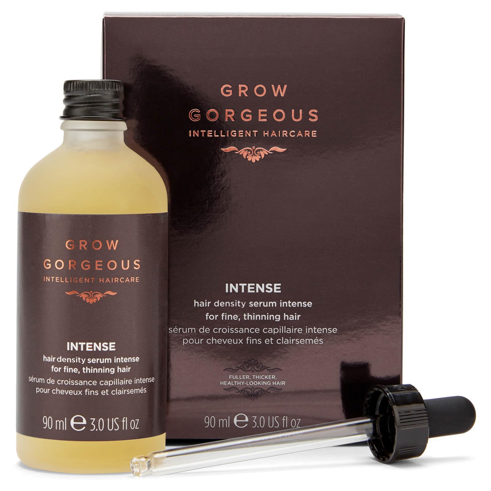 Grow Gorgeous Hair Density Serum Intense 90ml for Thicker, Fuller Hair
