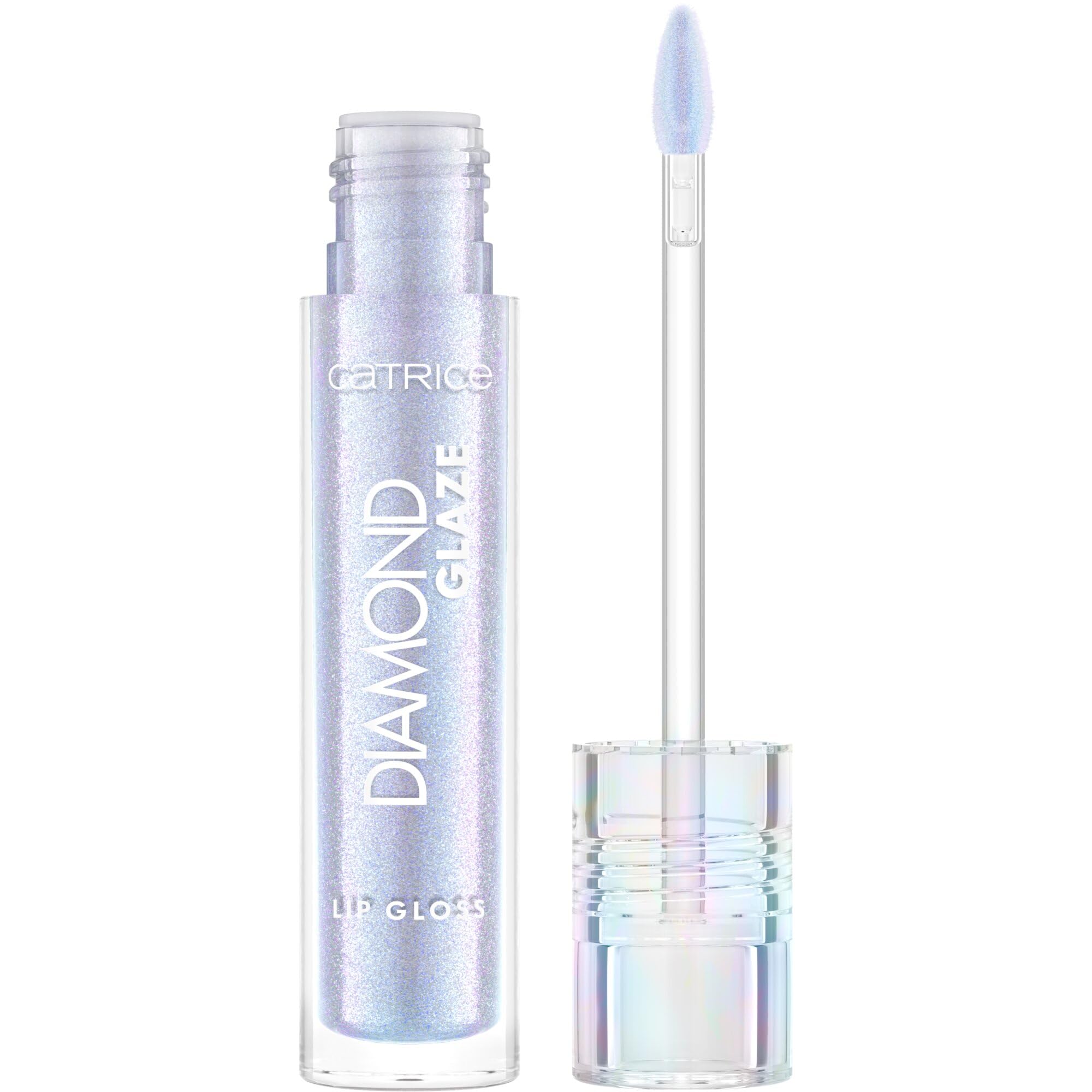 CATRICE Diamond Glaze Lip Gloss 010 Bubbles 'N' Troubles - Holographic Glitter