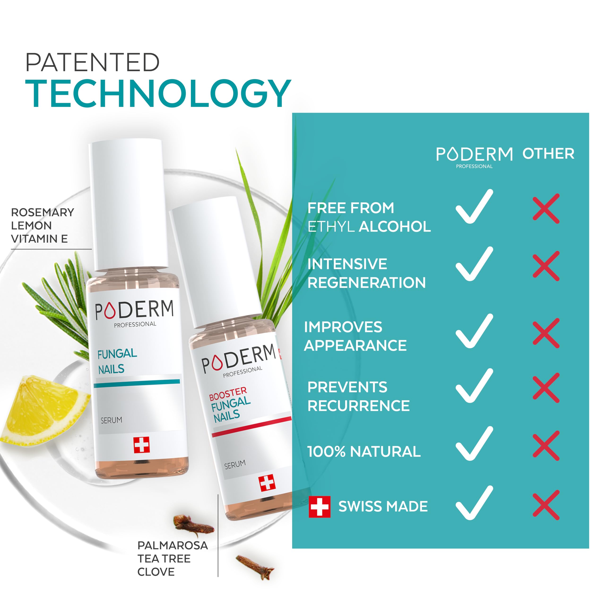 Poderm Pack Duo 2-in-1 Anti-Pilz-Nagelbehandlung für schwere Nagelinfektionen 4
